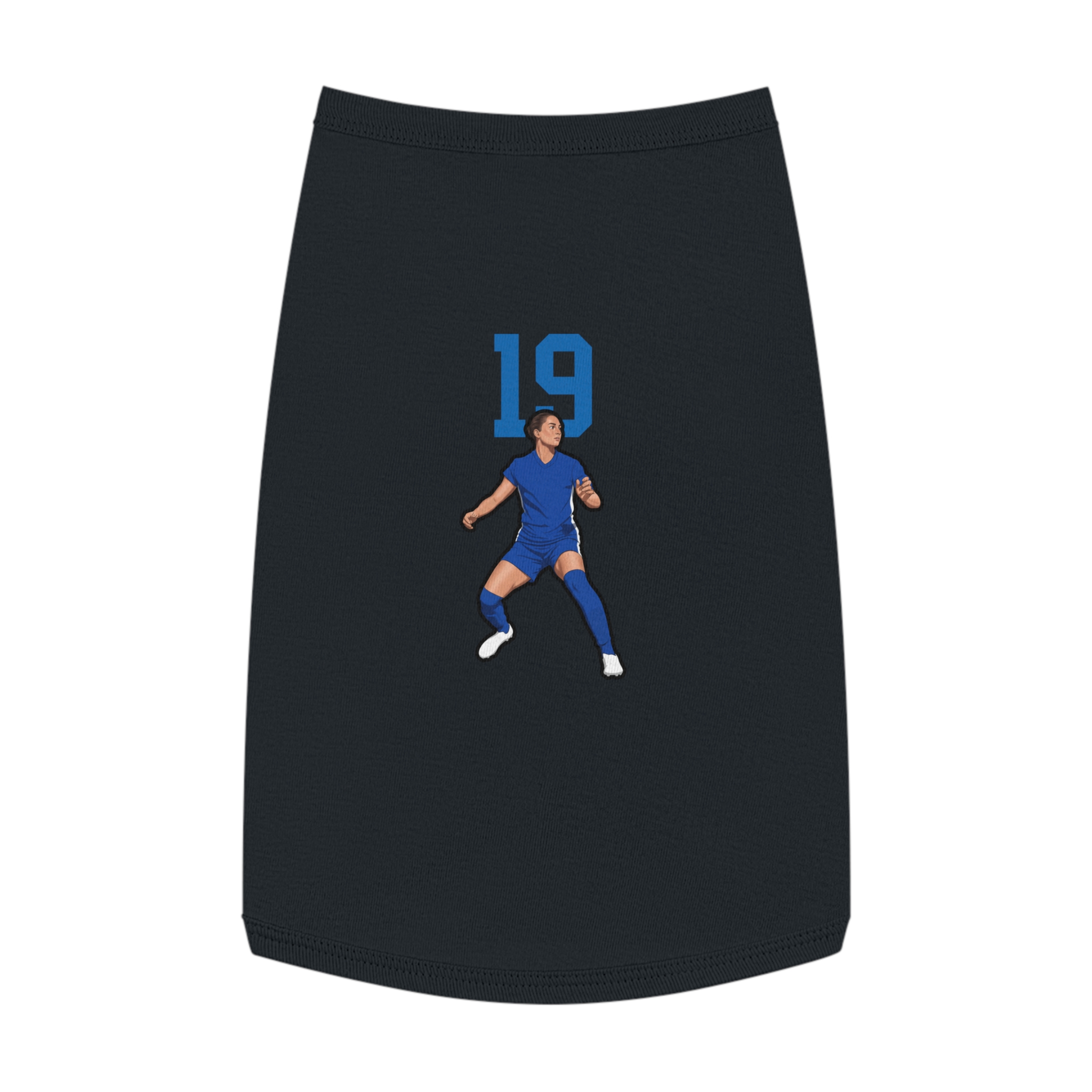Pet Tank Top — character_number_top in White