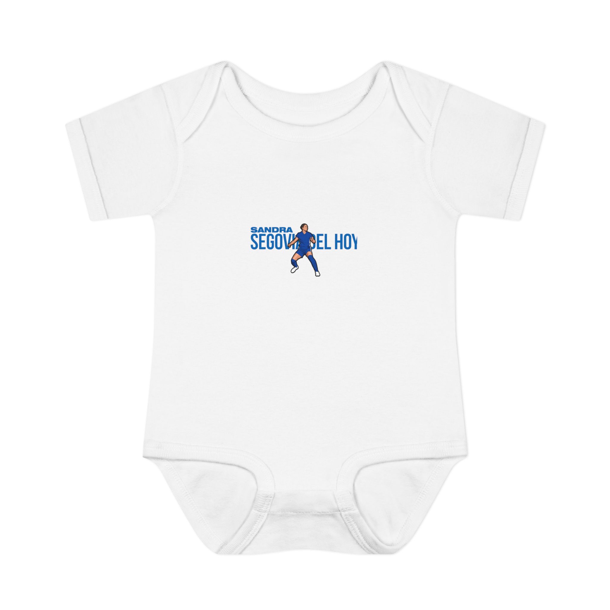 Baby Onesie — character_player_name in White