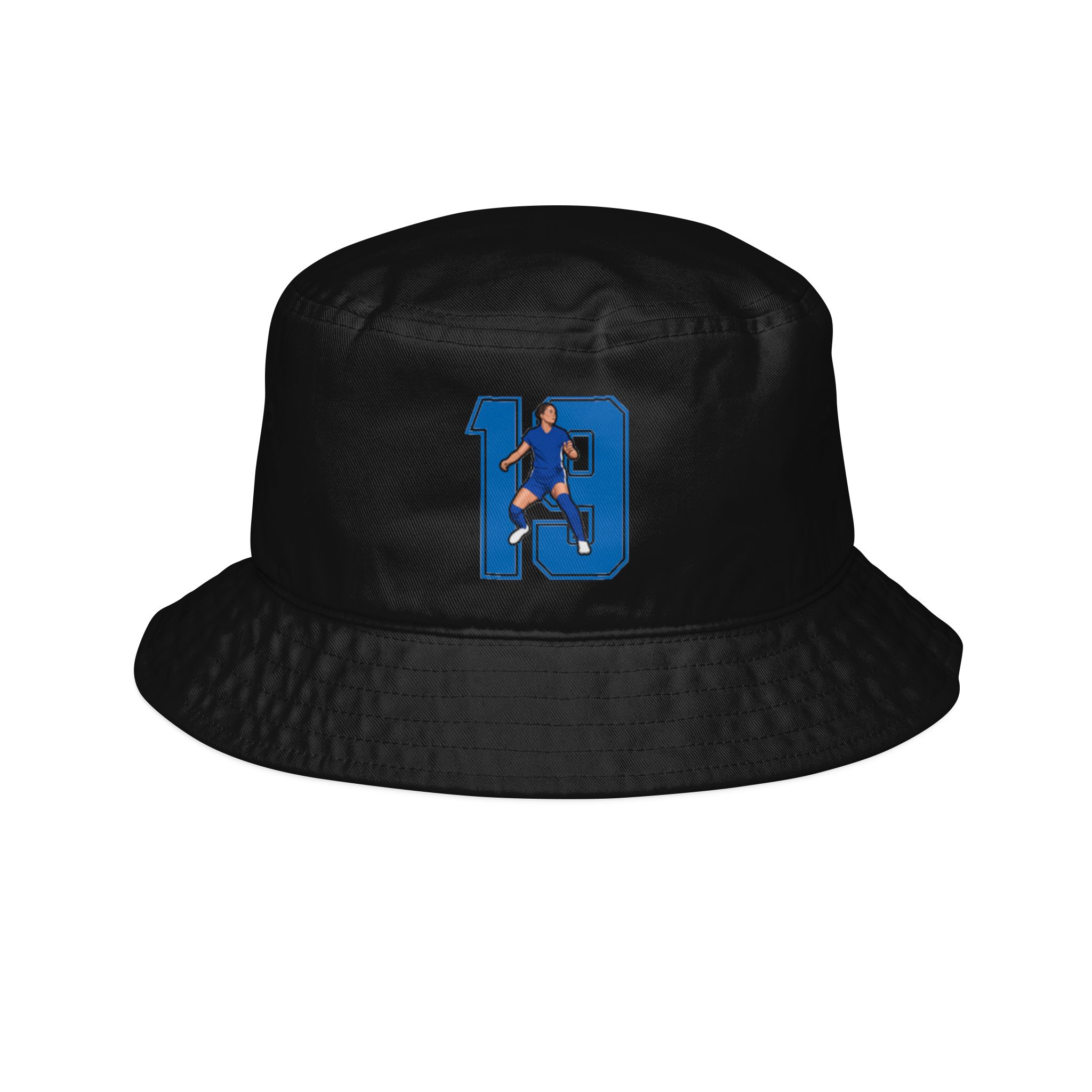 Bucket Hat — character_number in Black