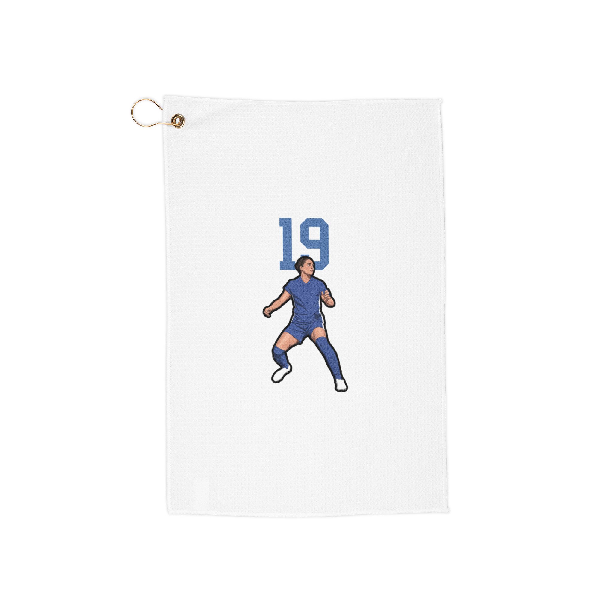 Golf Towel — character_number_top in Classic