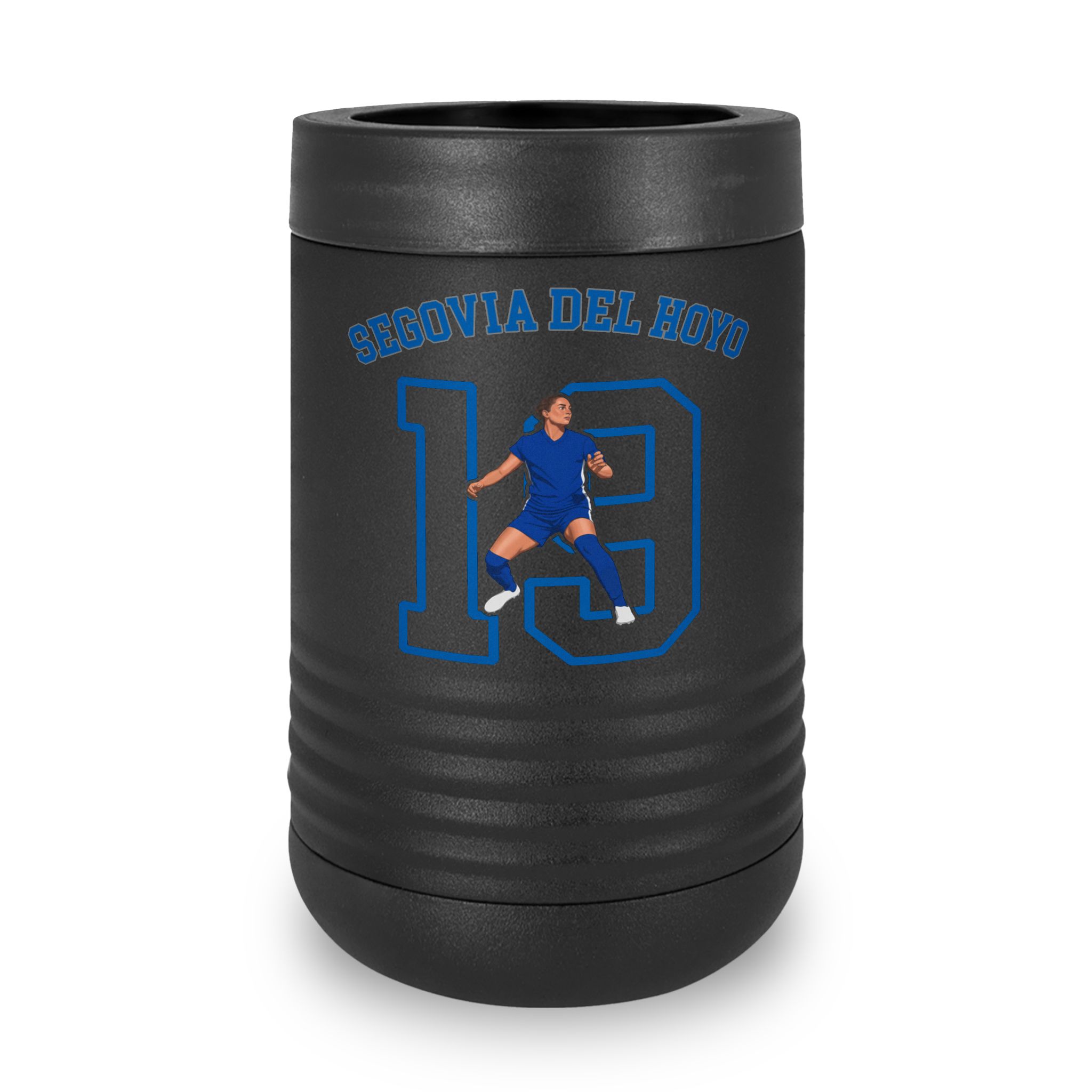 Stainless Can Cooler — character_shirsey_arch in Black