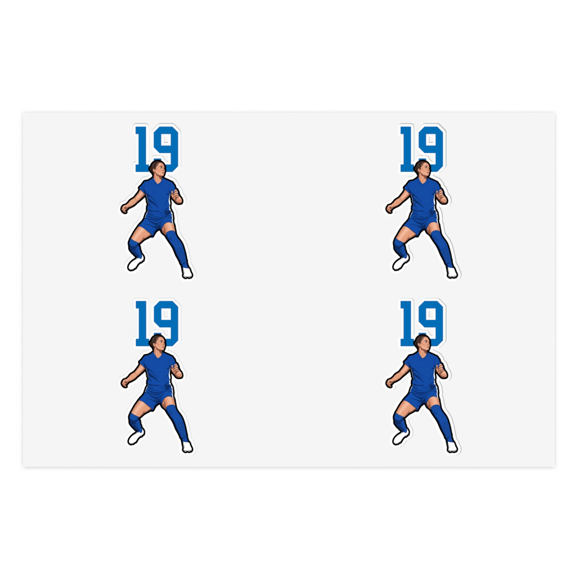 Sticker Sheet — character_number_top in Classic