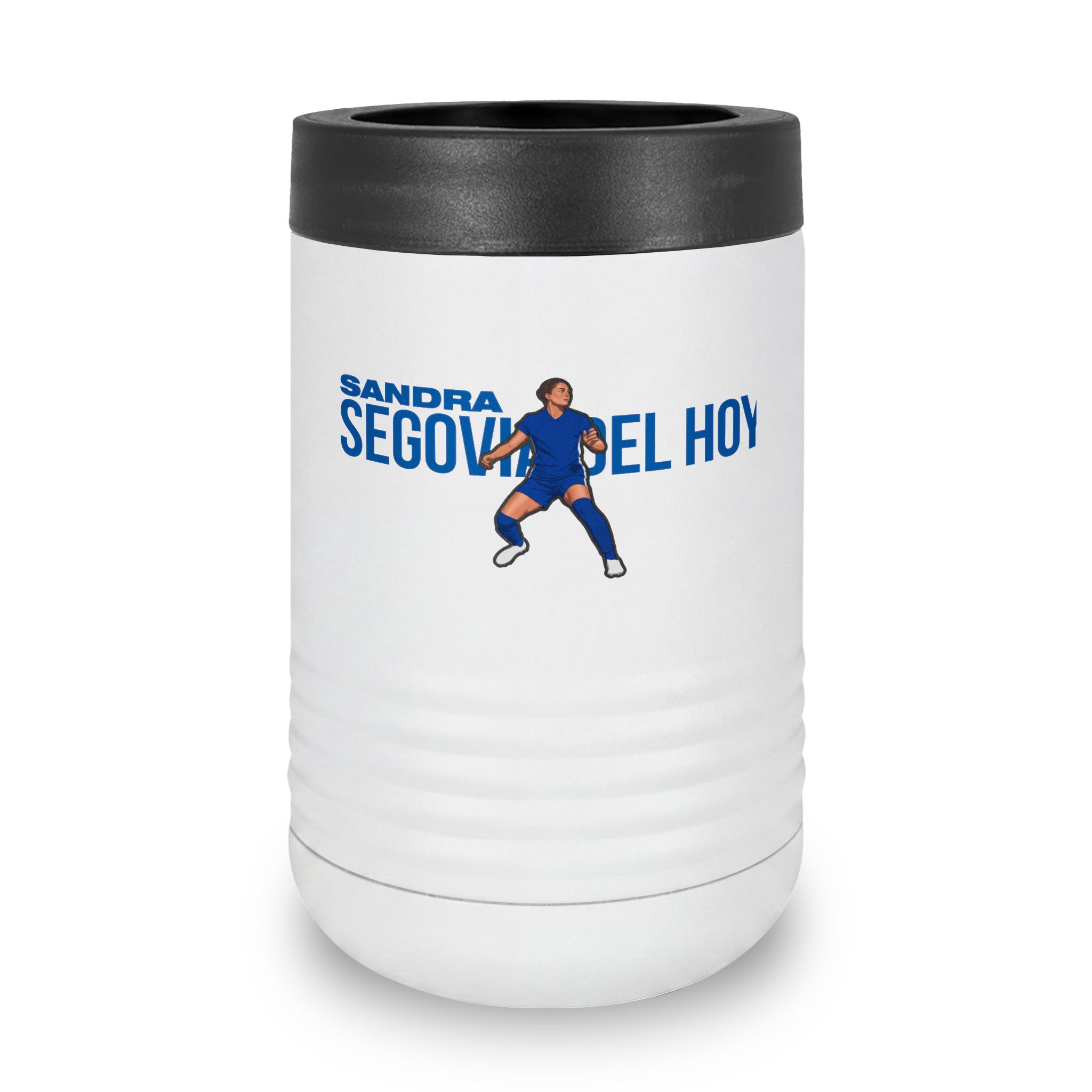 Stainless Can Cooler — character_player_name in White