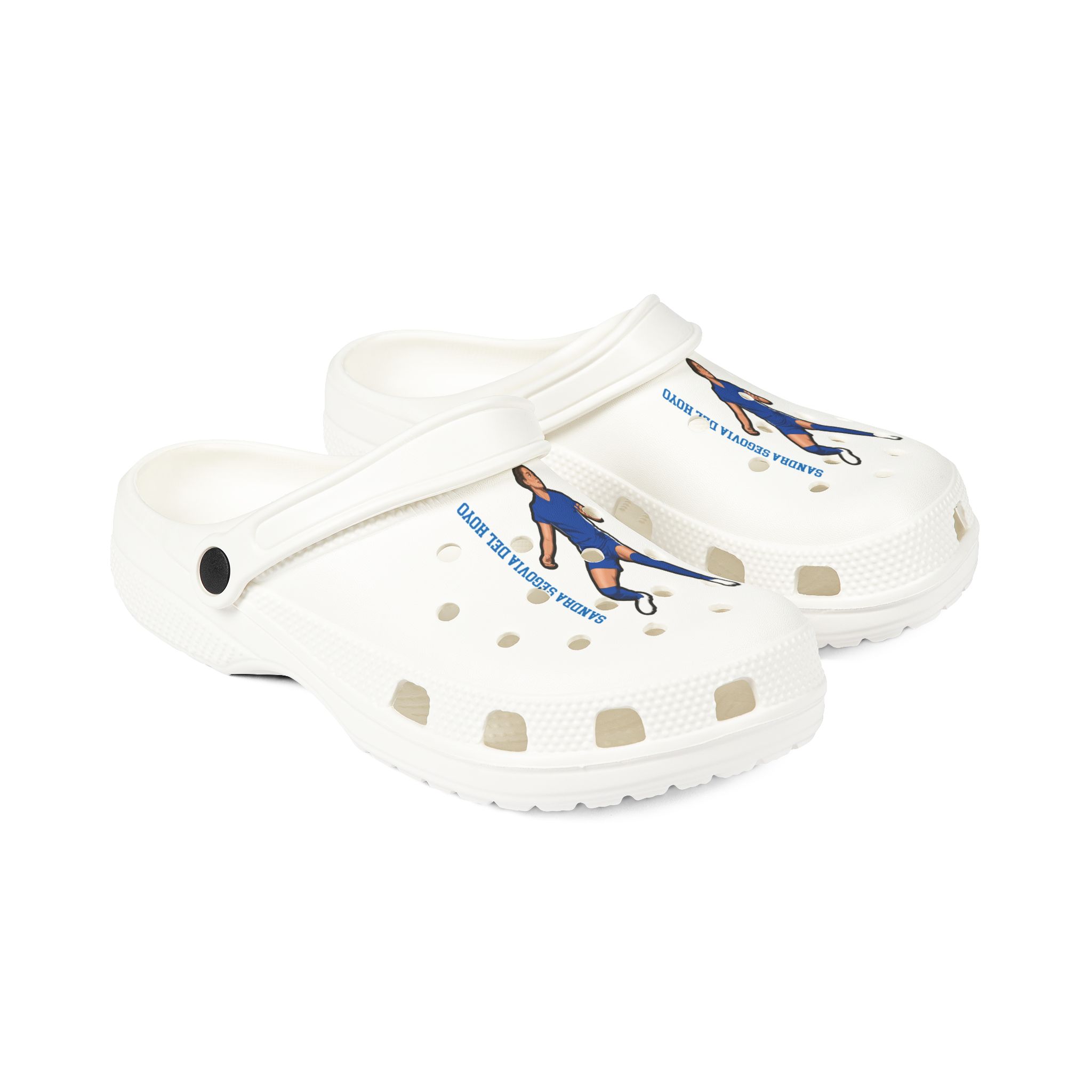 Rubber Clogs — character_name_vertical in White