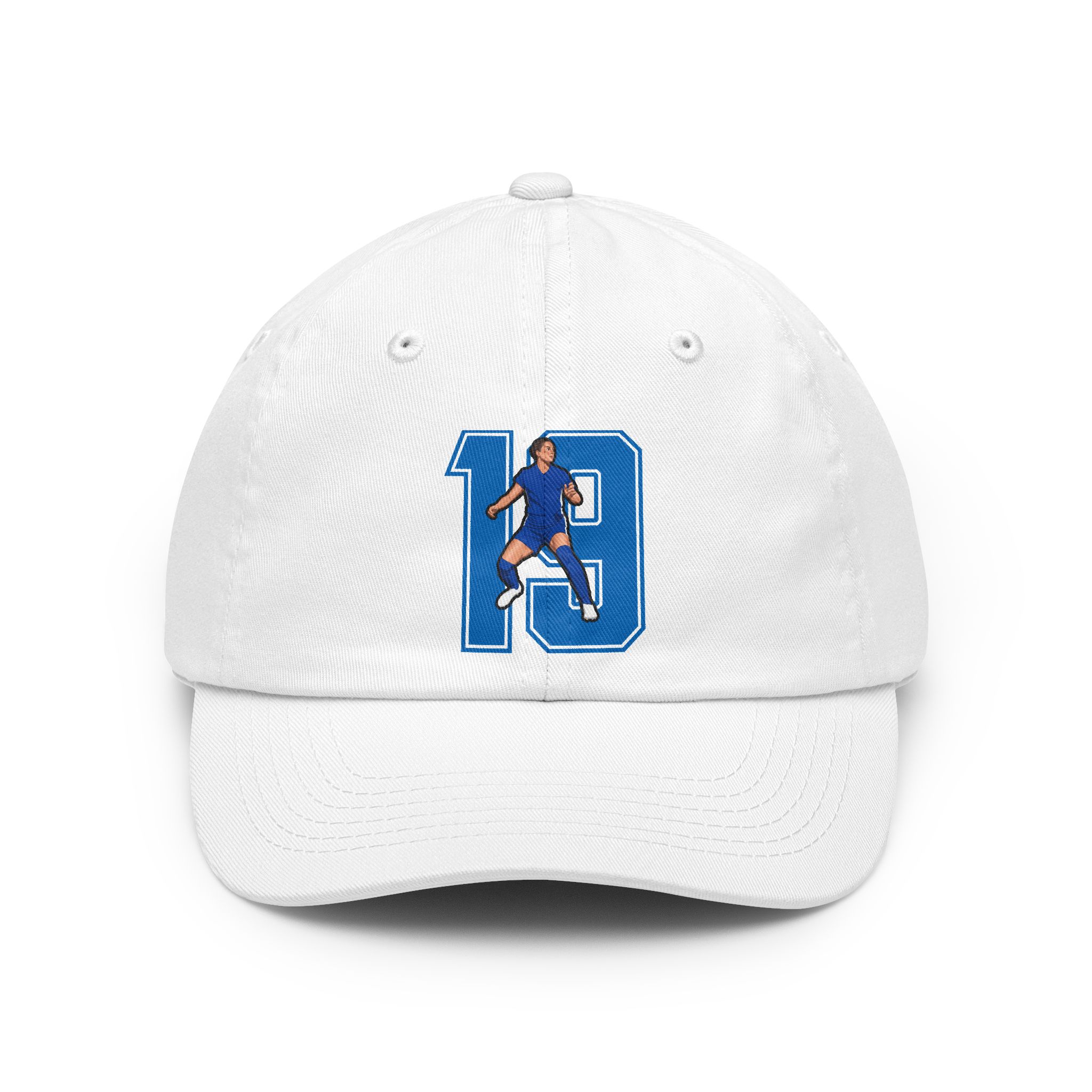 Classic Cap — character_number in White