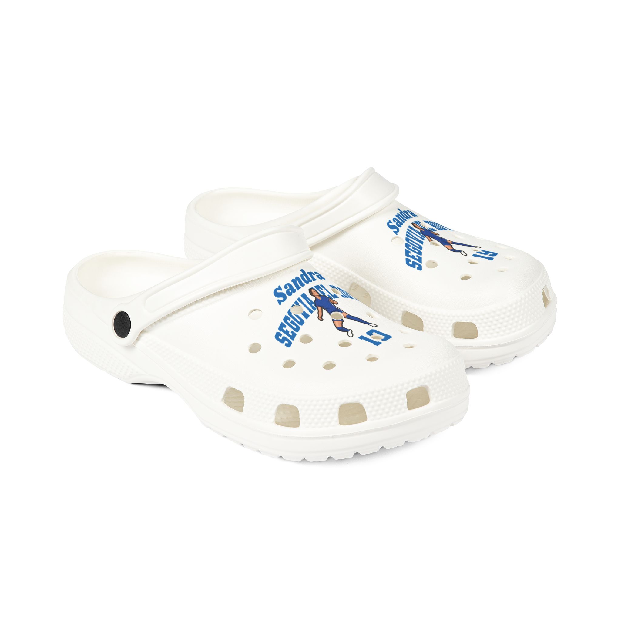 Rubber Clogs — character_signature_arch in White