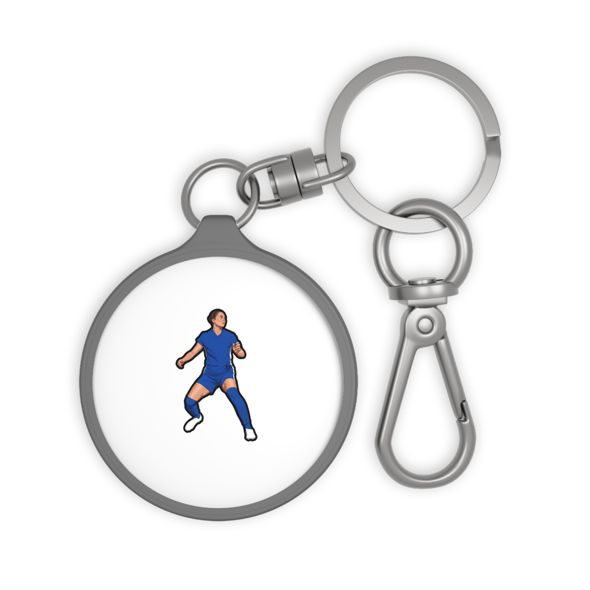 Keychain — character_number in Grey