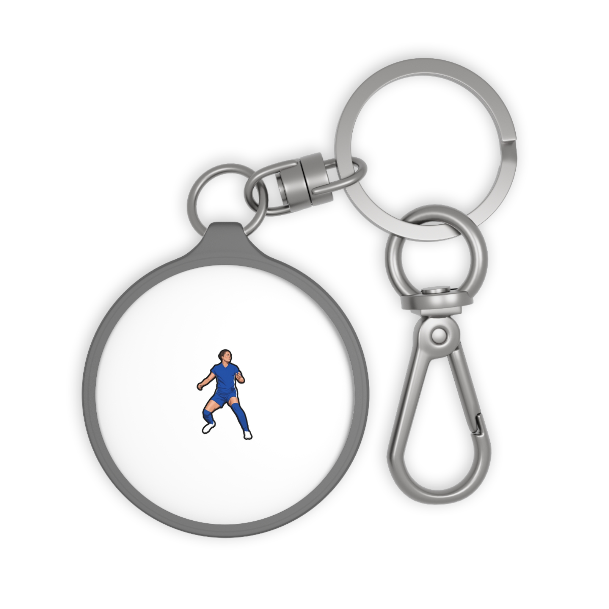 Keychain — character_signature_arch in Grey