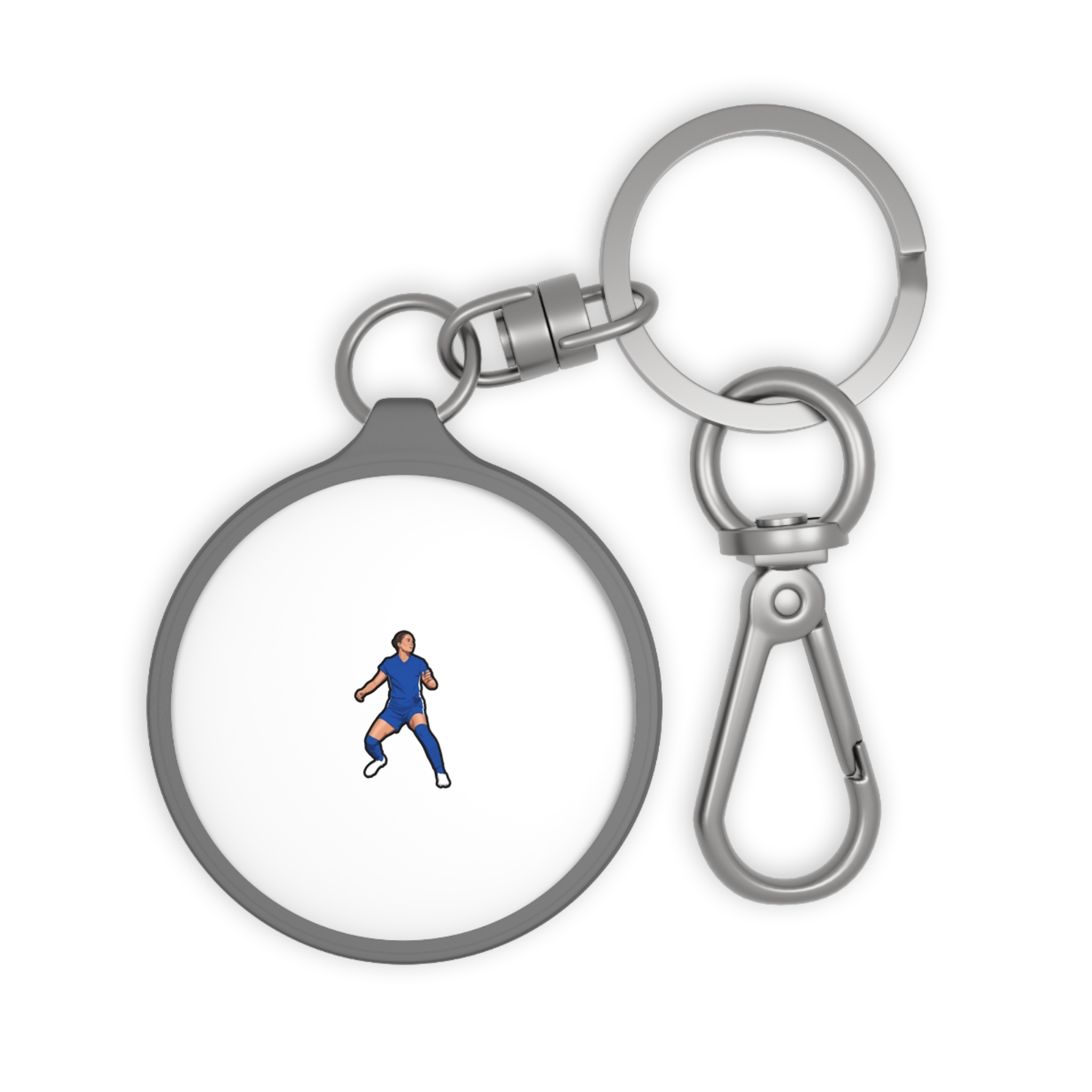 Keychain — character_player_name in Grey