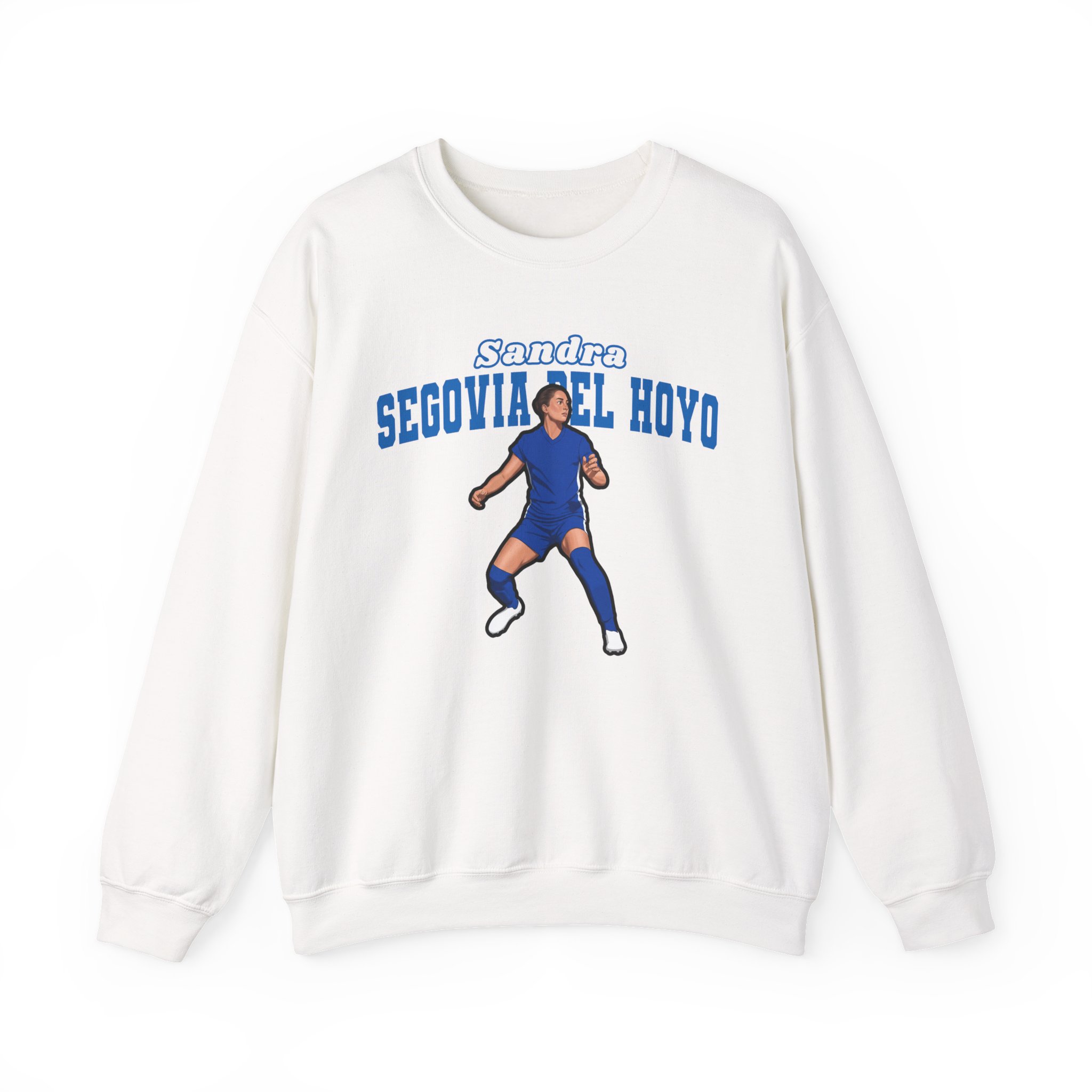 Crewneck Sweatshirt — character_name_arch in White
