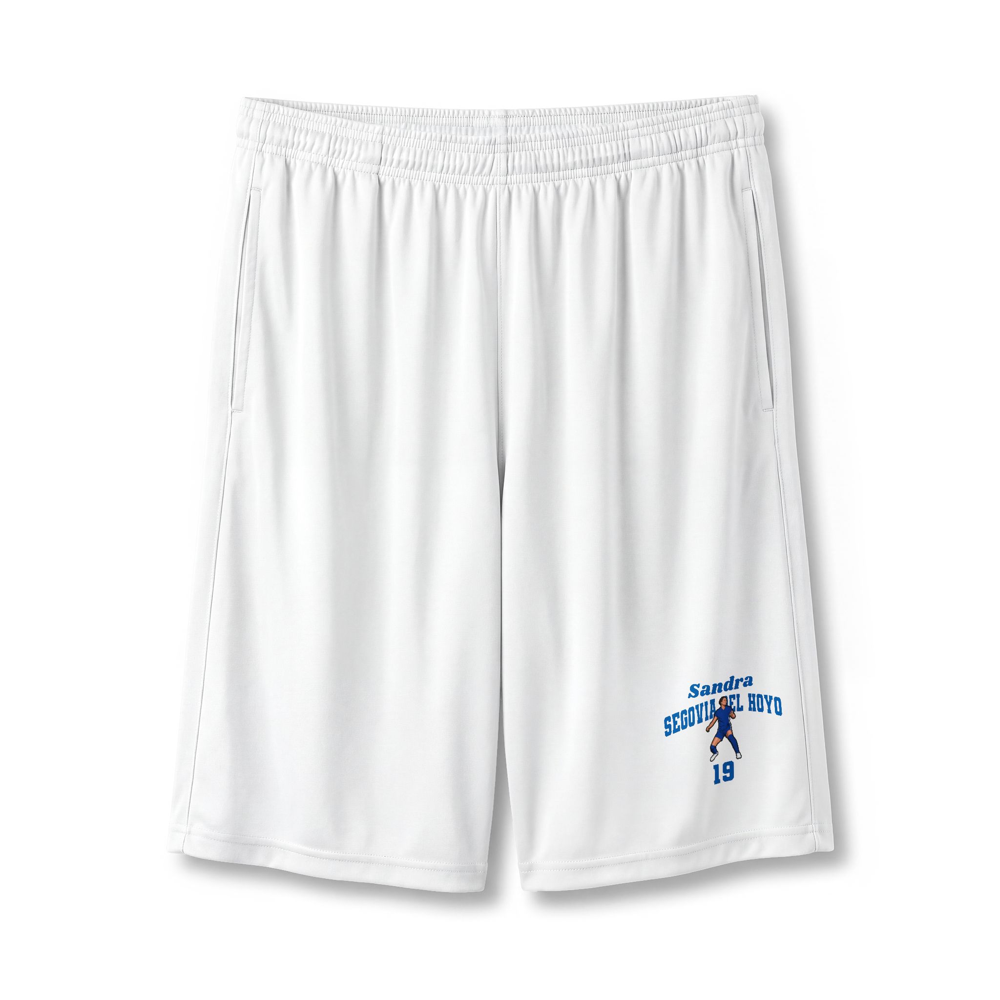 Shorts — character_signature_arch in White