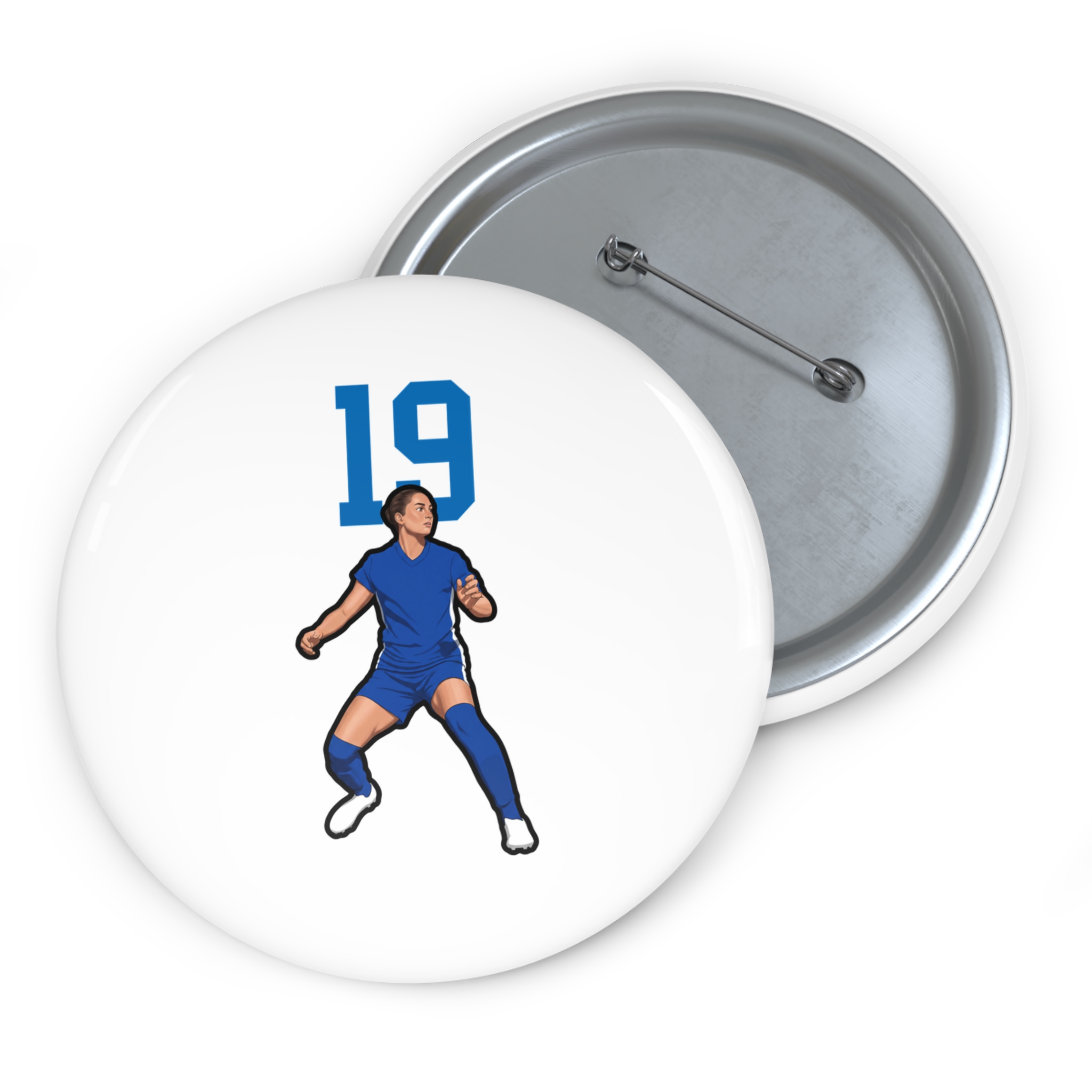 Game Day Pin — character_number_top in Classic