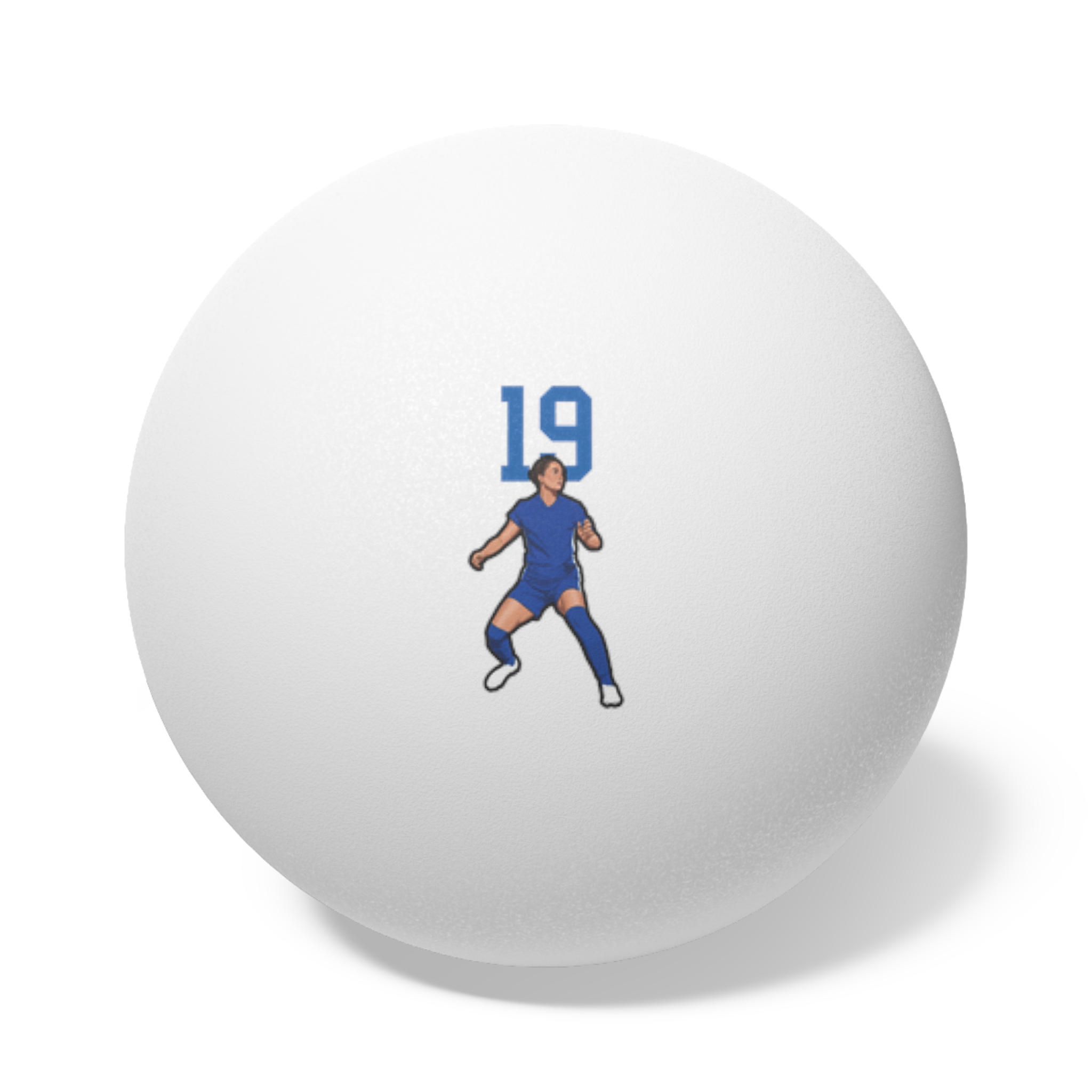 Ping Pong Balls, 6 pcs — character_number_top in White