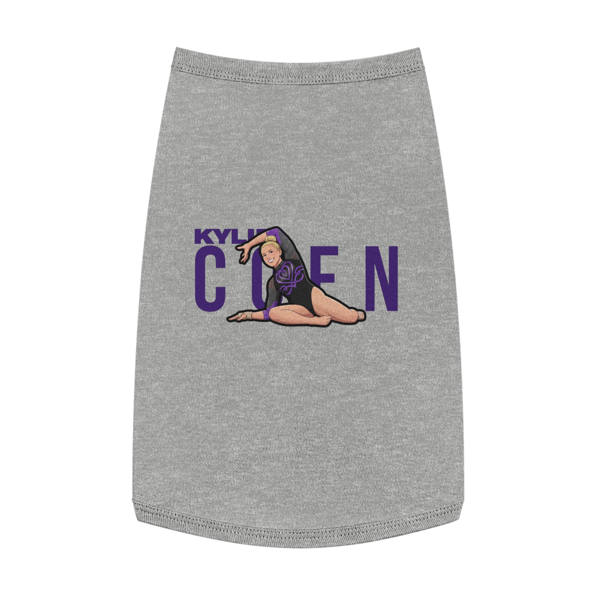 Pet Tank Top — character_player_name in White