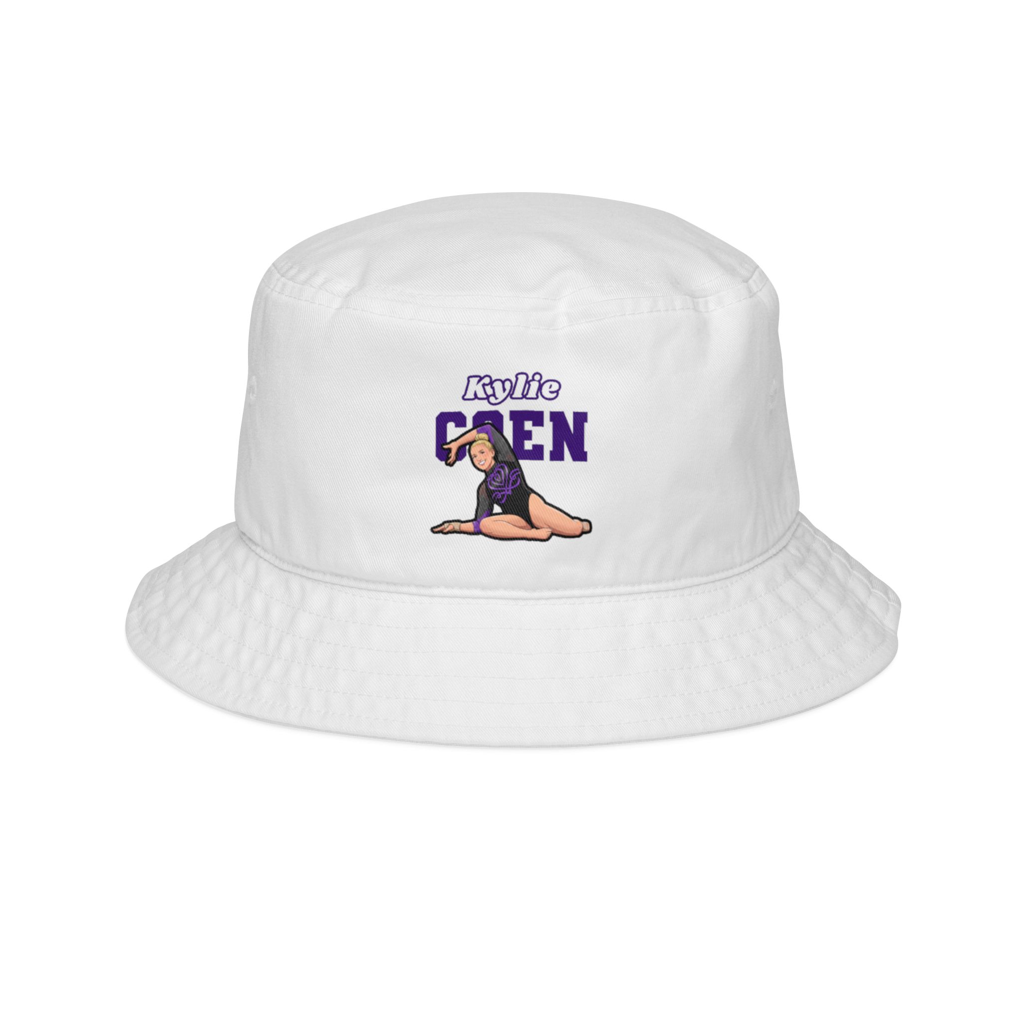 Bucket Hat — character_name_arch in White