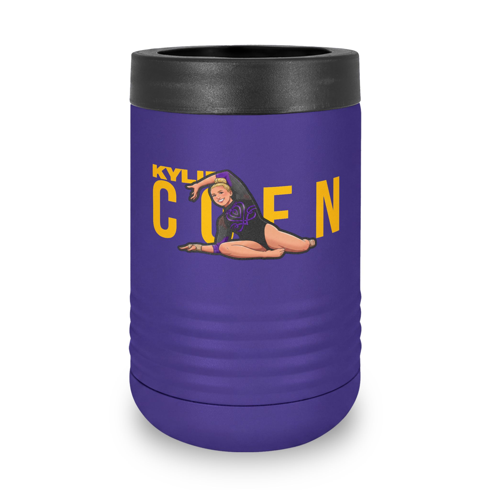 Stainless Can Cooler — character_player_name in Purple