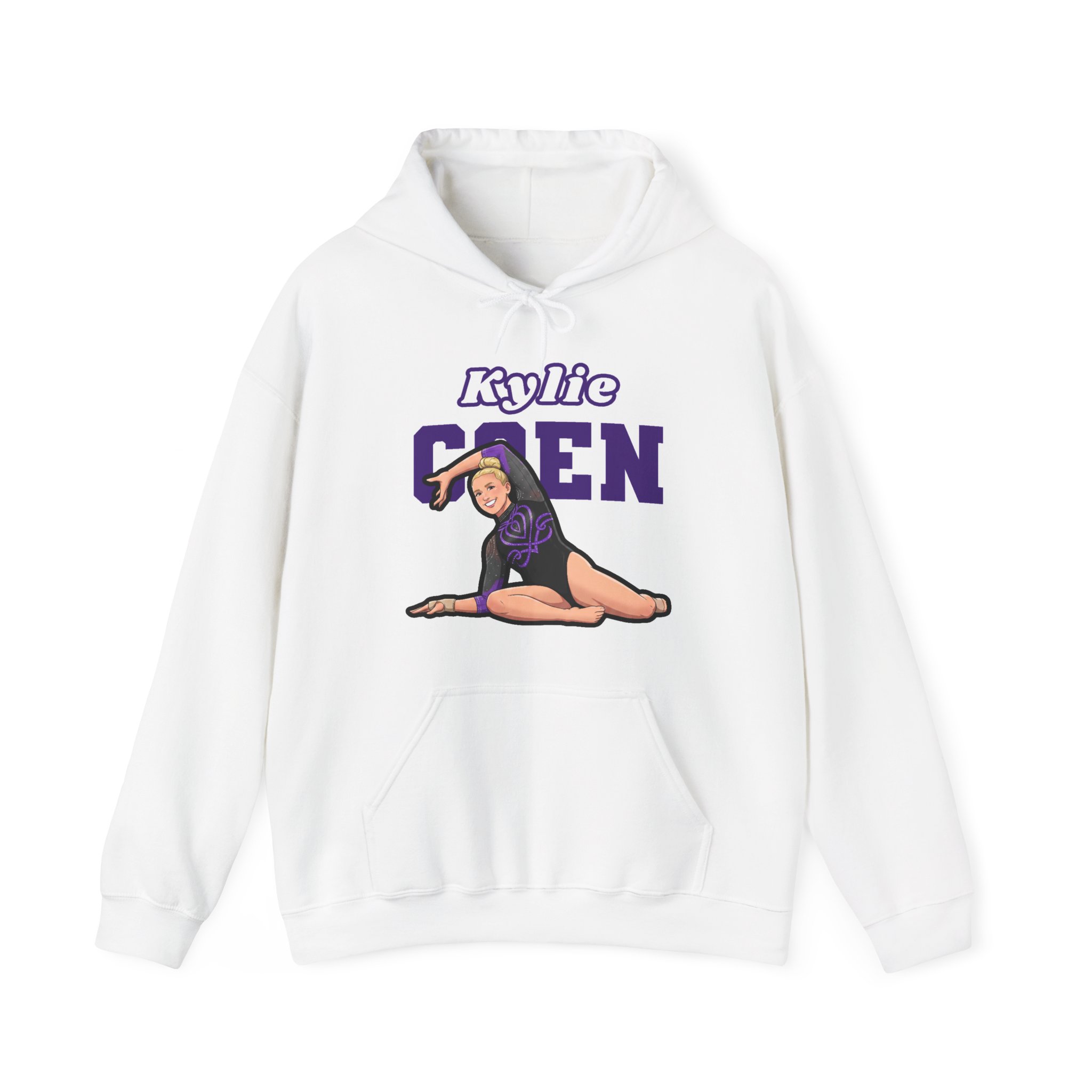 Hoodie — character_name_arch in White