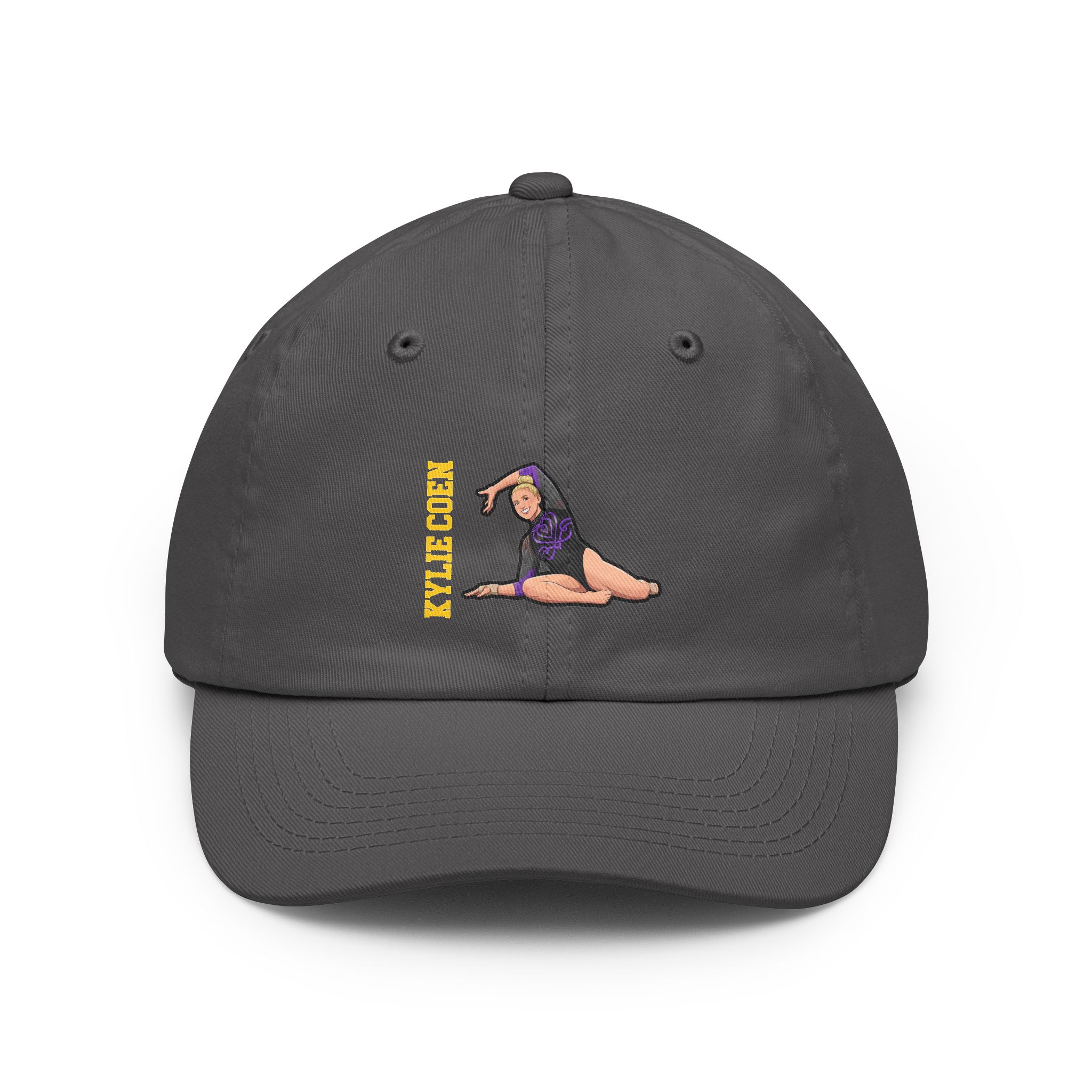 Classic Cap — character_name_vertical in Grey