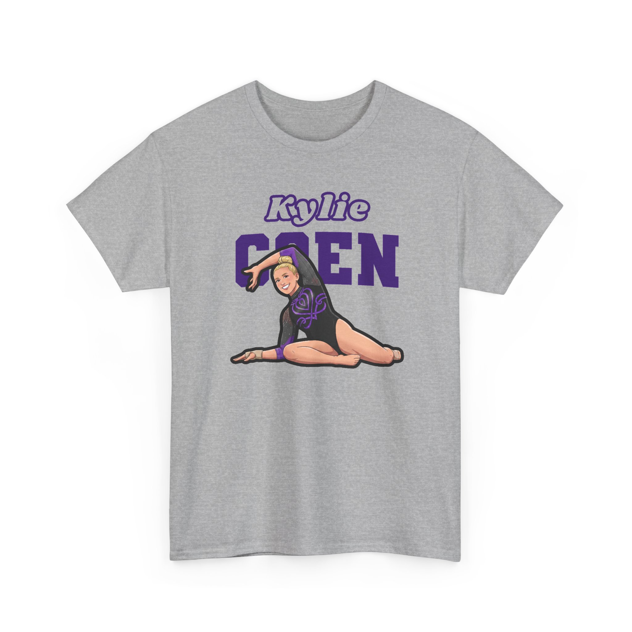 Tee — character_name_arch in Grey