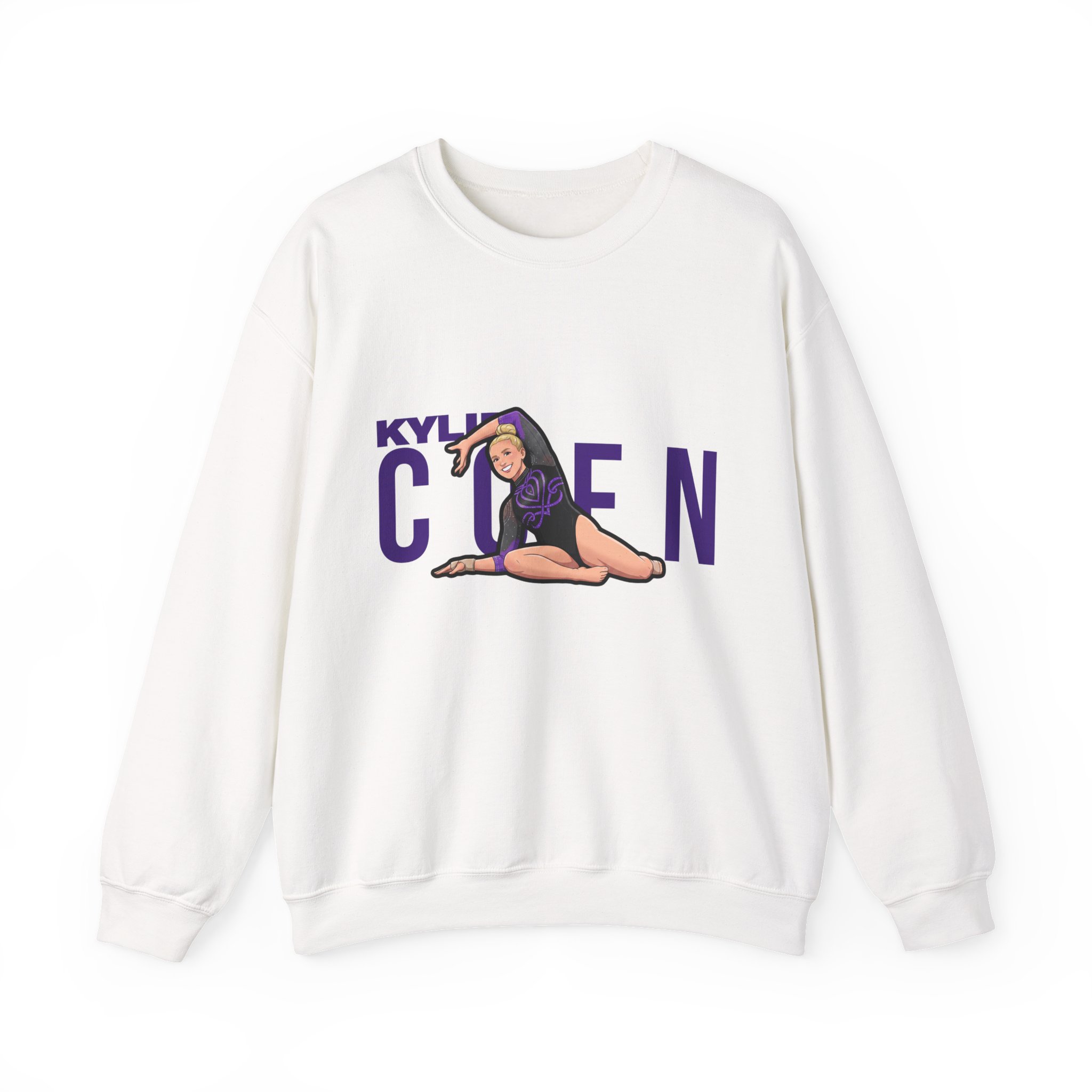 Crewneck Sweatshirt — character_player_name in White