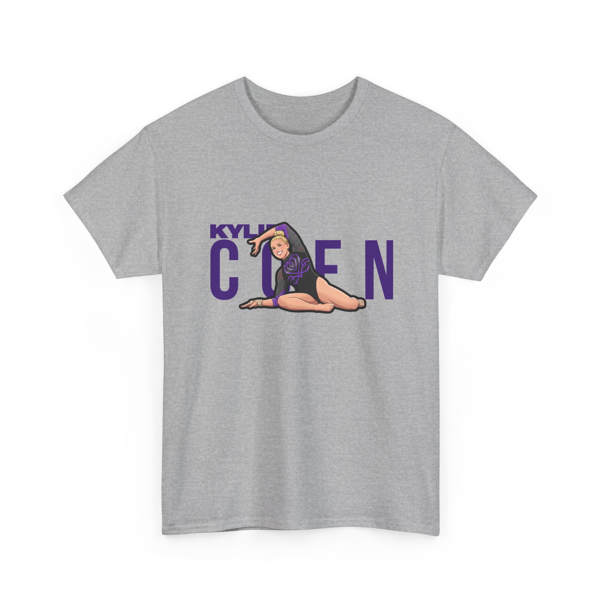 Tee — character_player_name in Grey