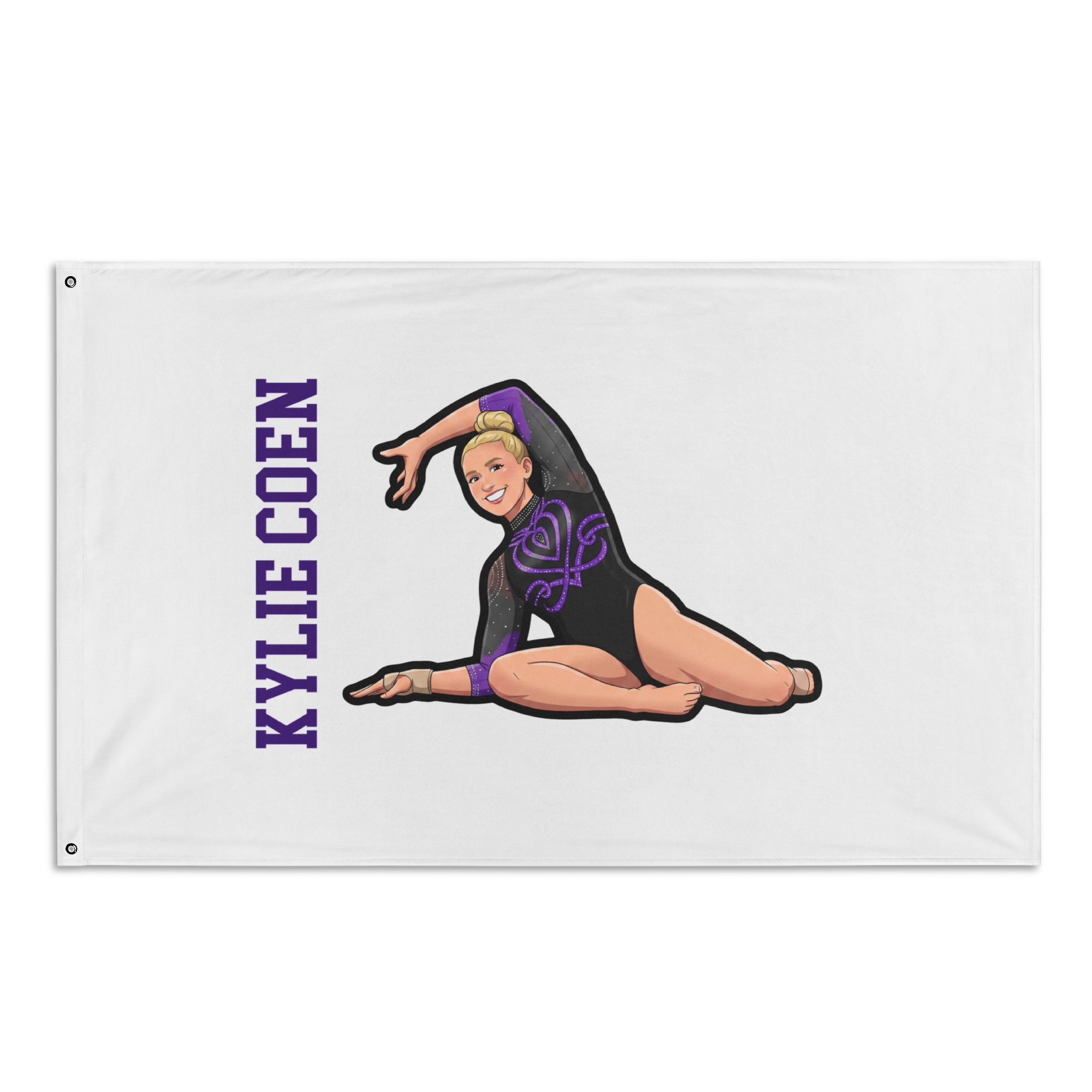 Flag (35 × 56 in) — character_name_vertical in Classic