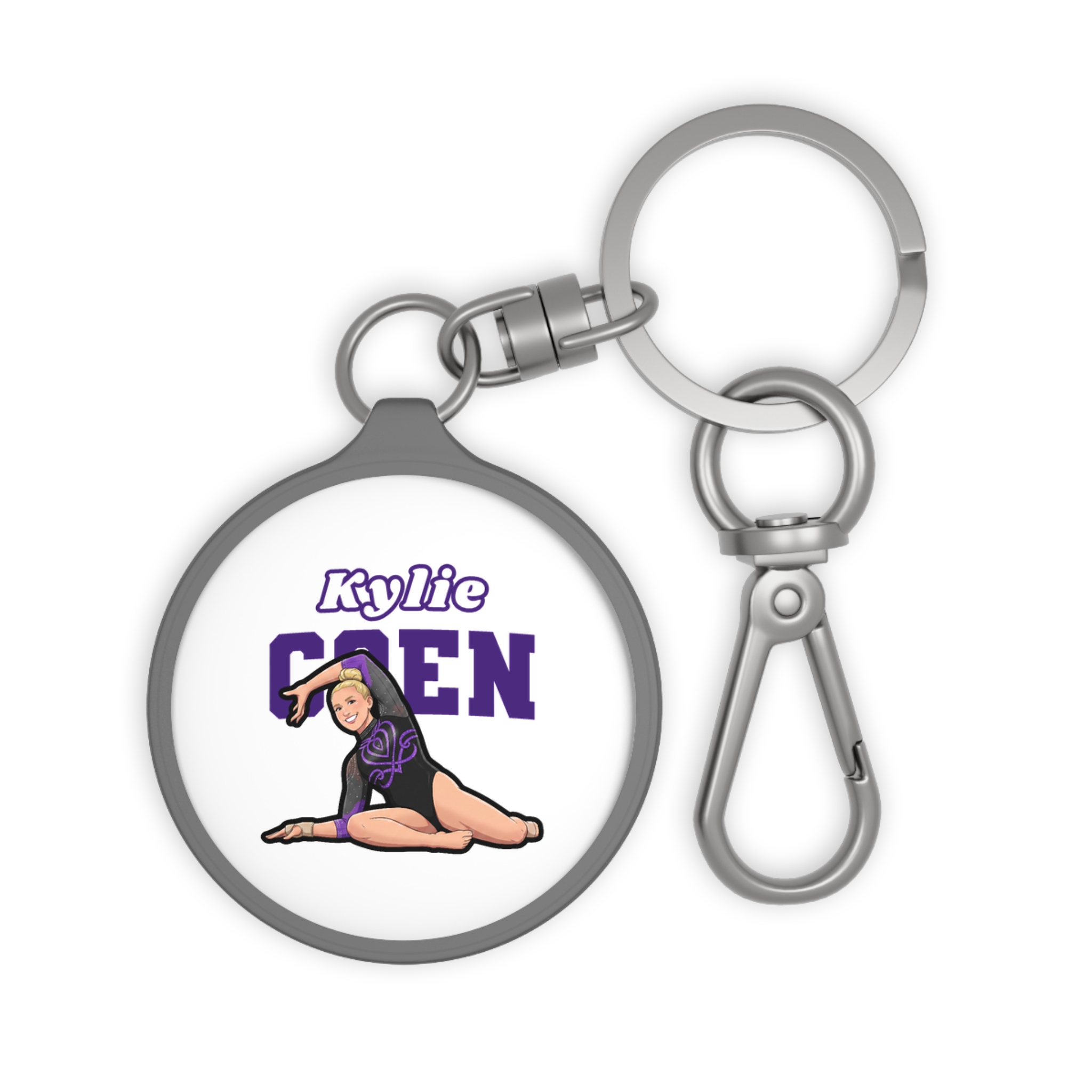 Keychain — character_name_arch in Grey