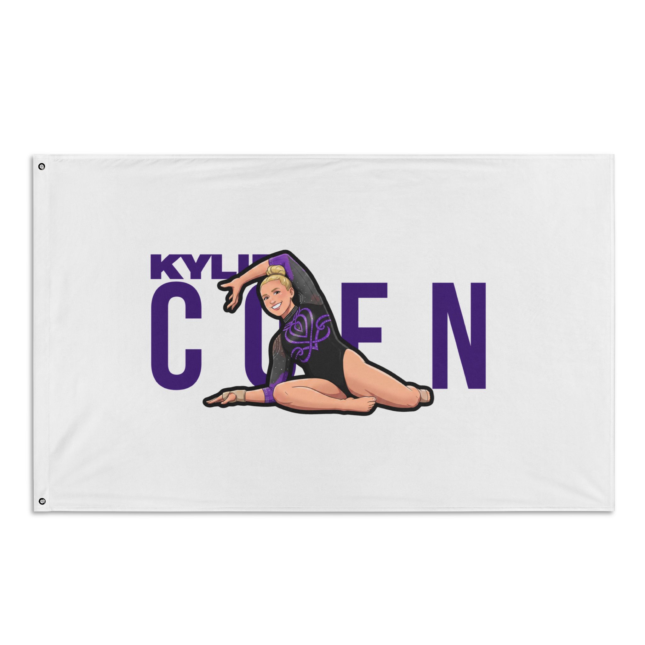 Flag (35 × 56 in) — character_player_name in Classic