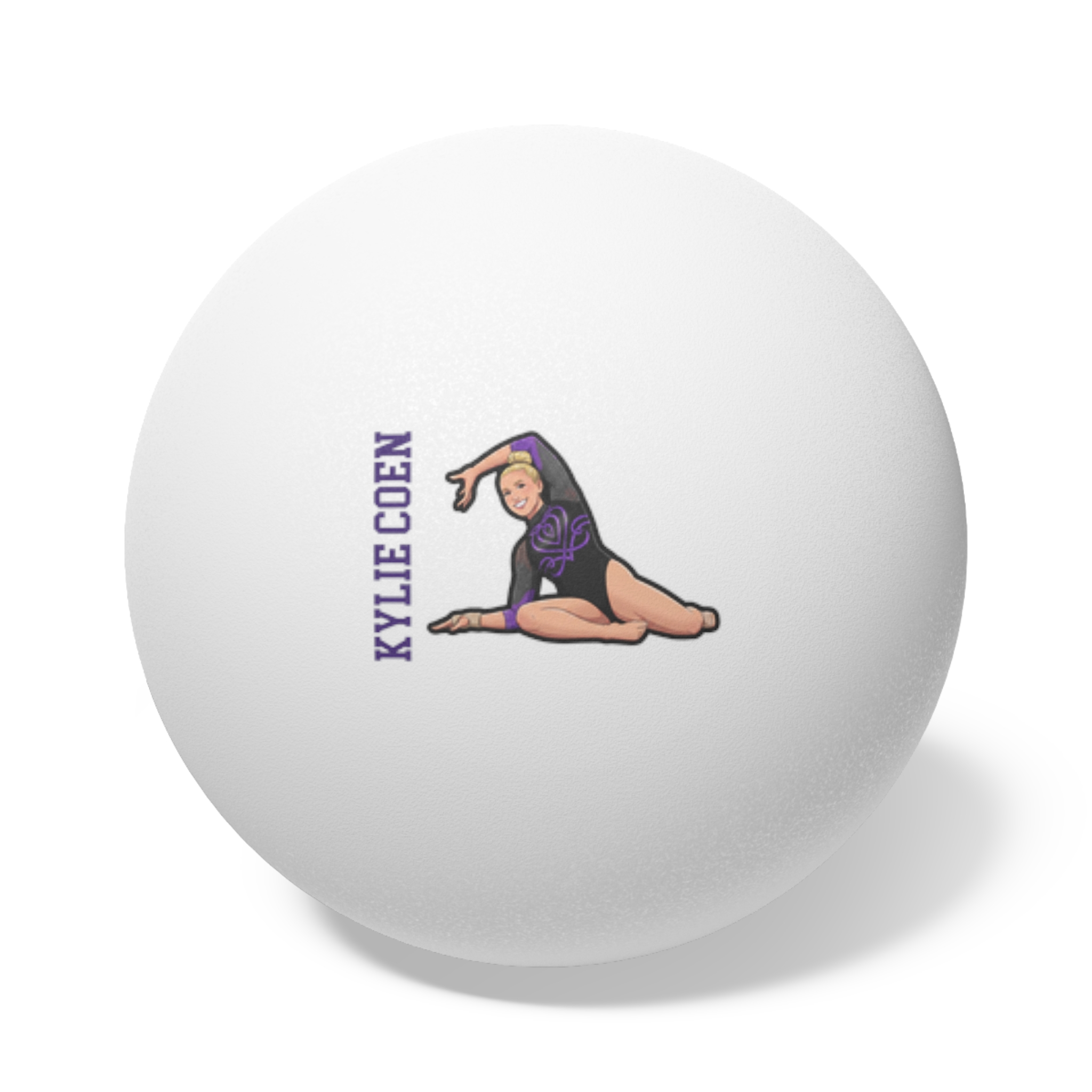 Ping Pong Balls, 6 pcs — character_name_vertical in White