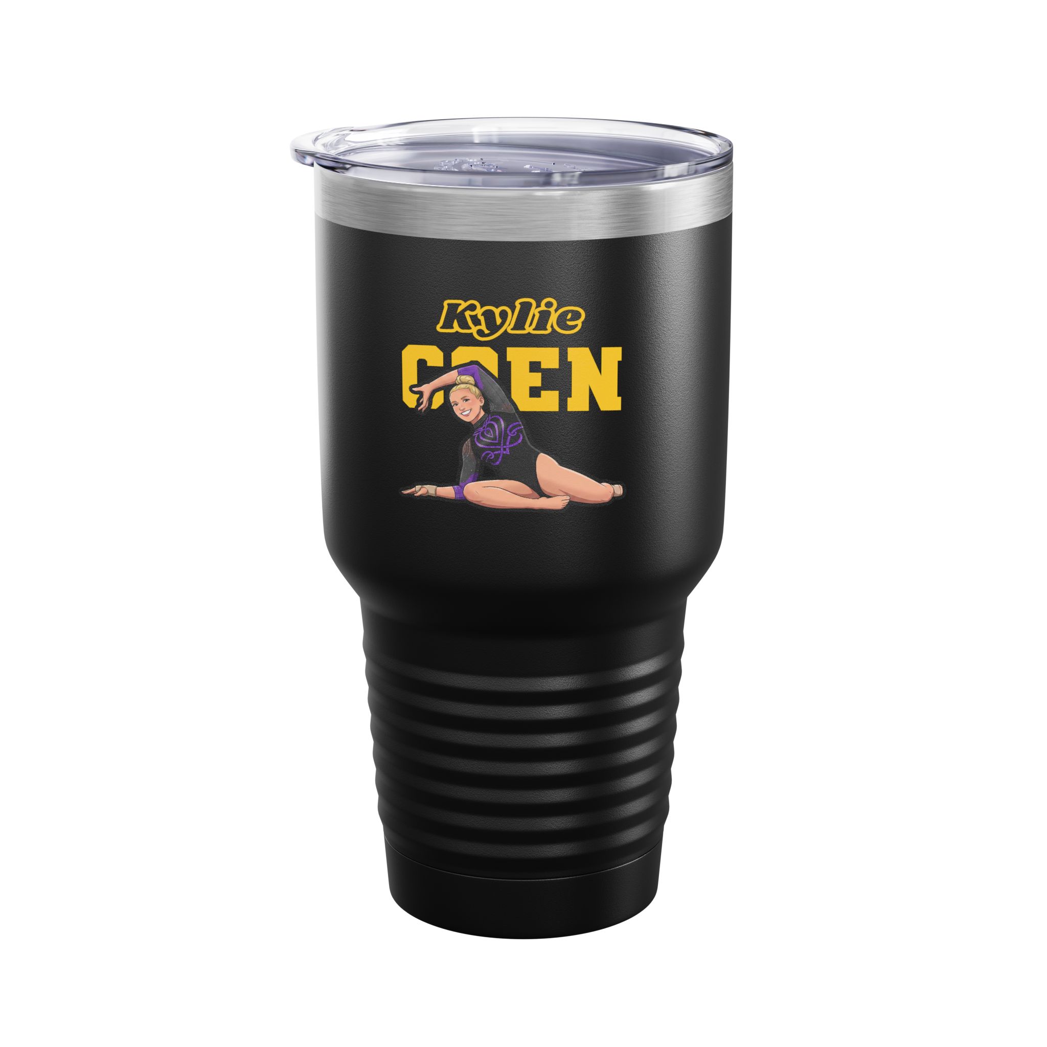 30oz Tumbler — character_name_arch in Black