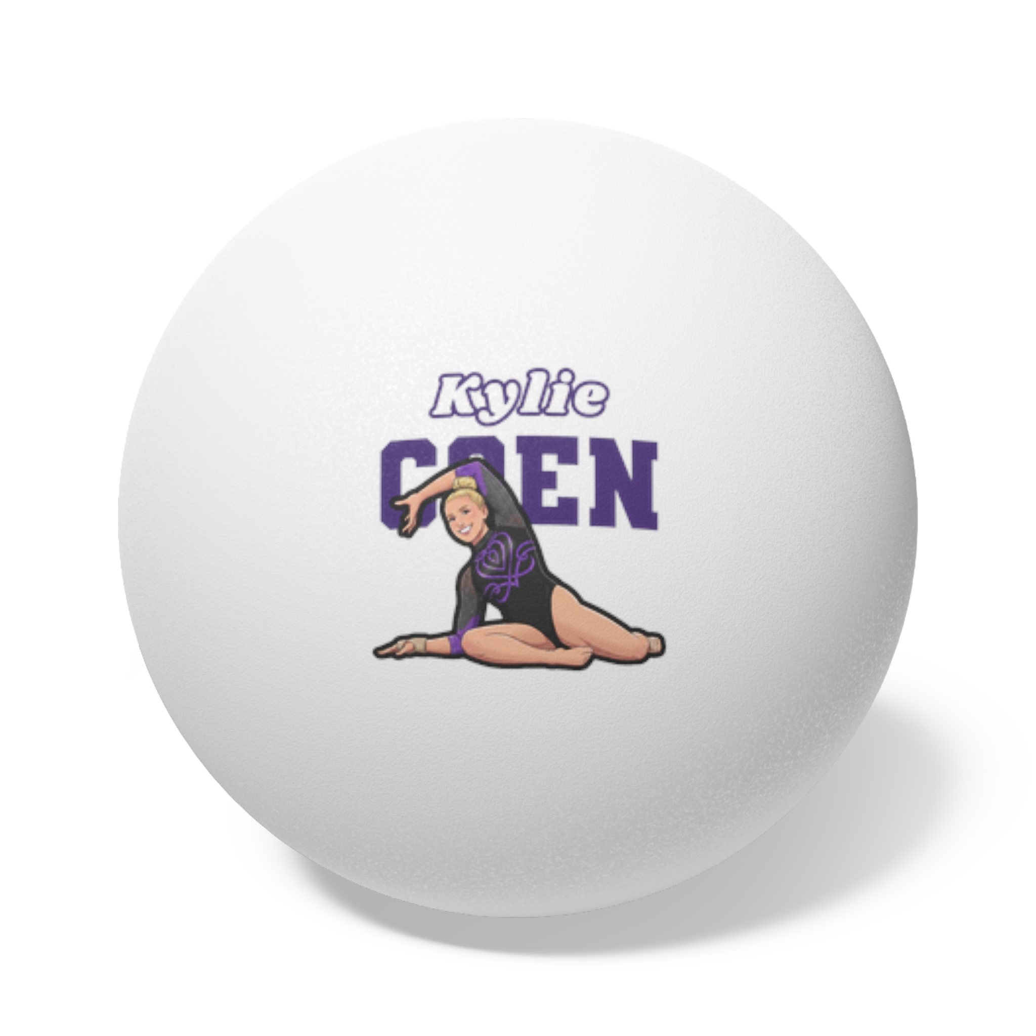 Ping Pong Balls, 6 pcs — character_name_arch in White