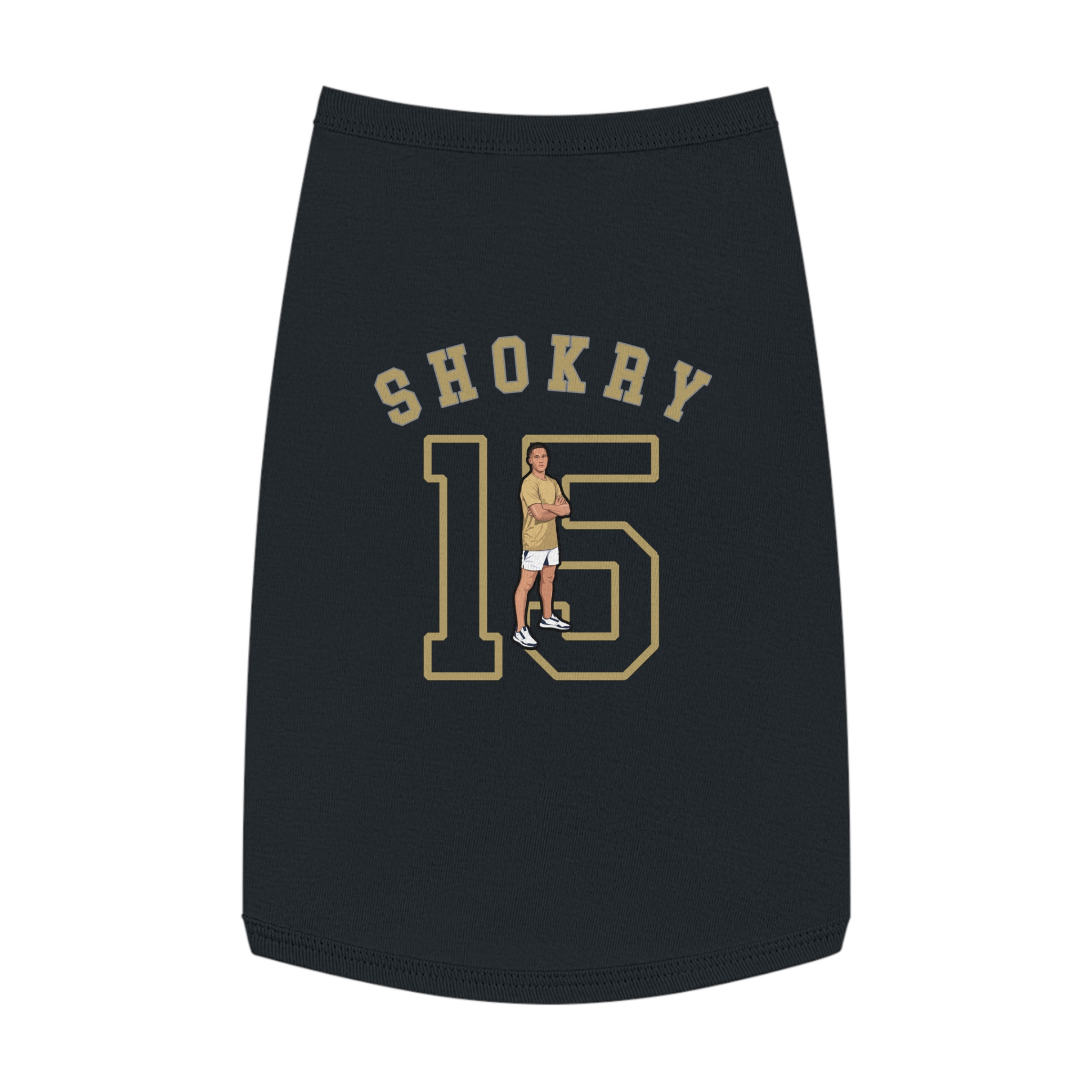 Pet Tank Top — character_shirsey_arch in Black