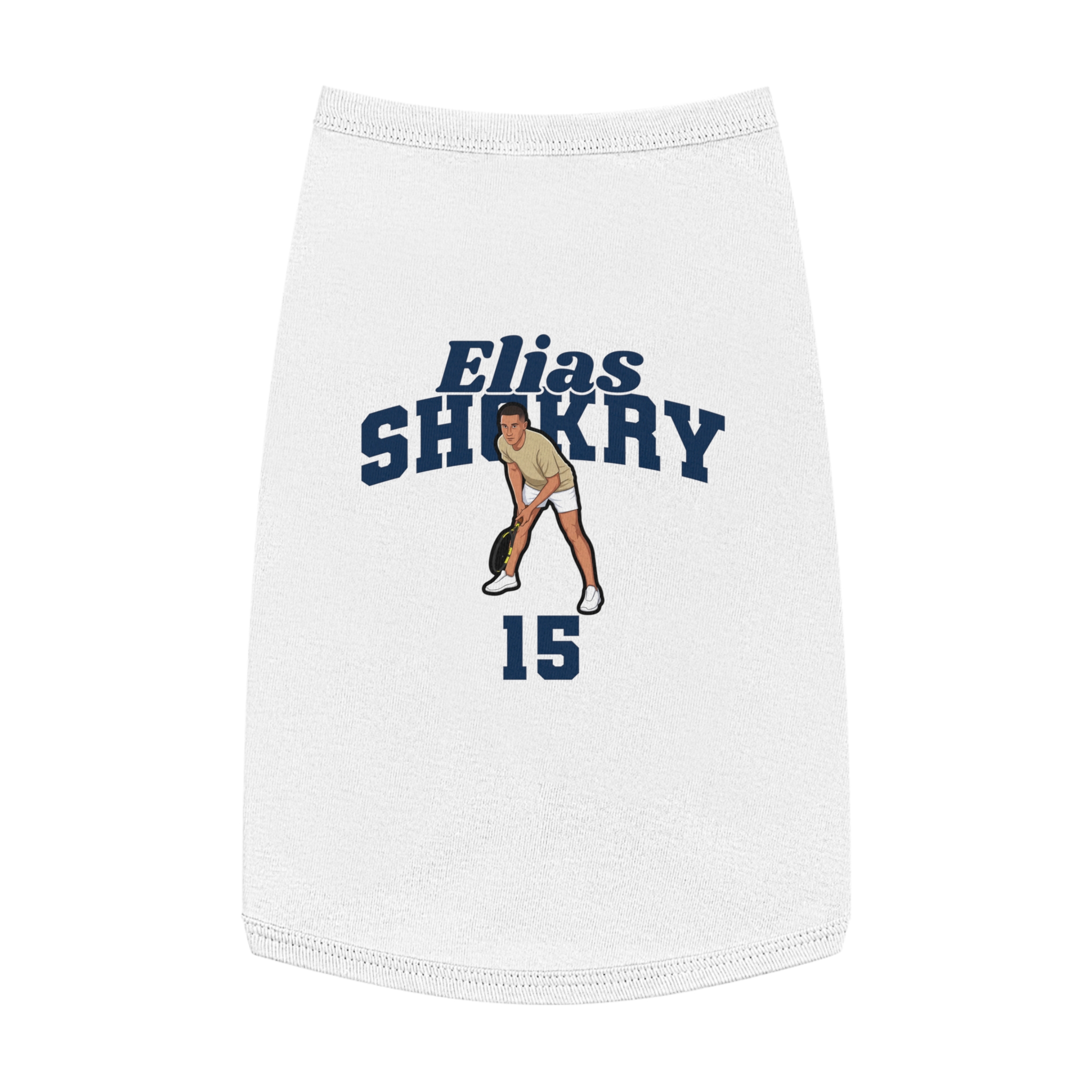 Pet Tank Top — character_signature_arch in White
