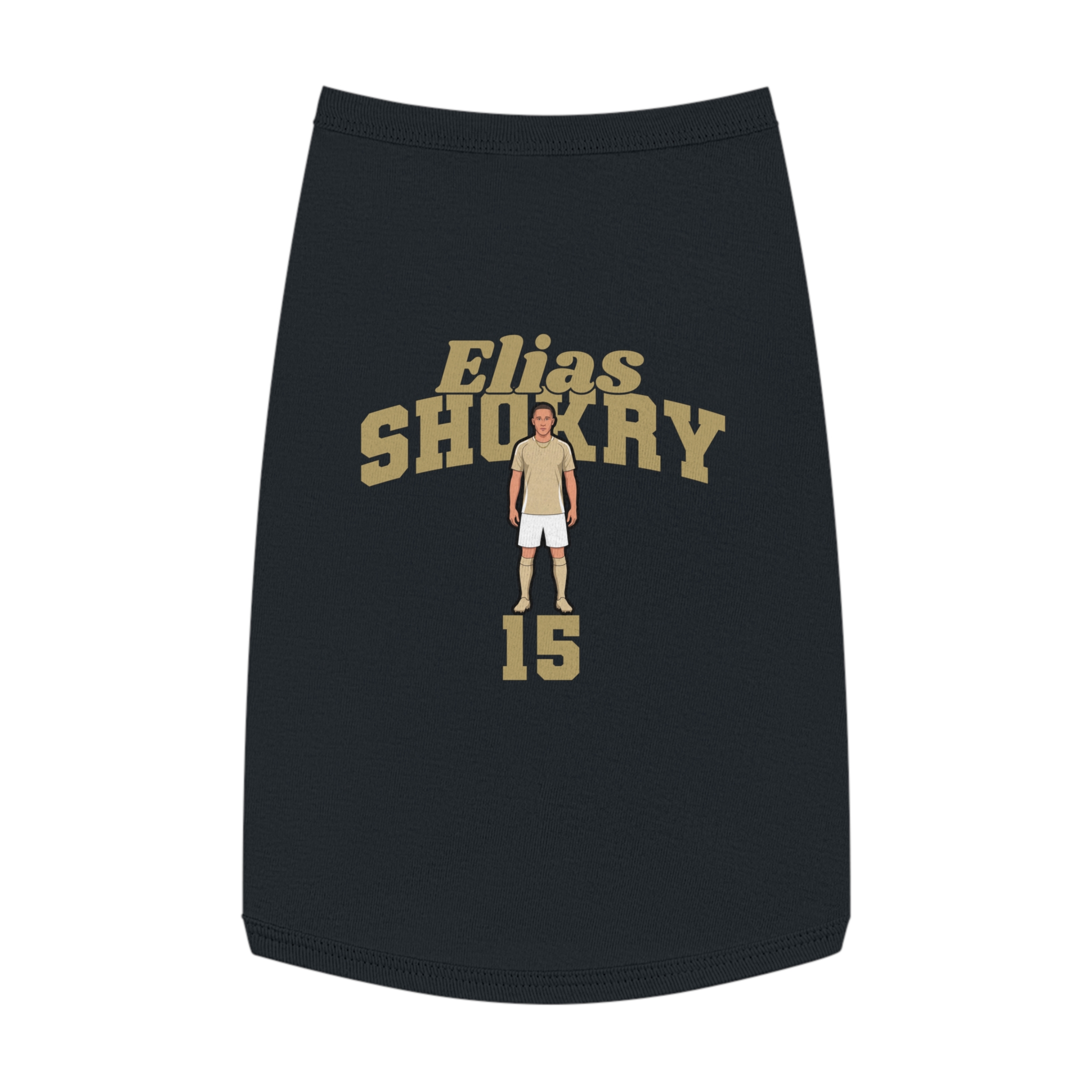 Pet Tank Top — character_signature_arch in Black