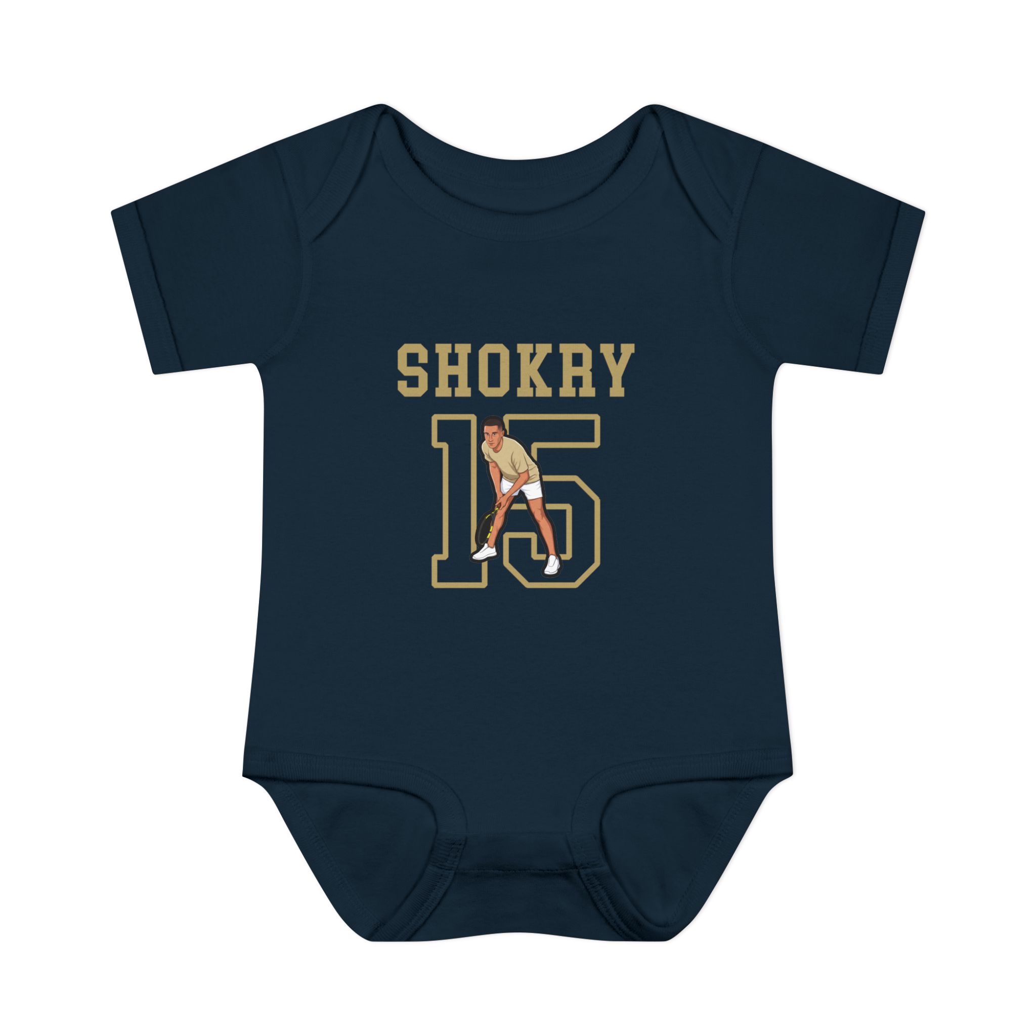 Baby Onesie — character_shirsey in Navy