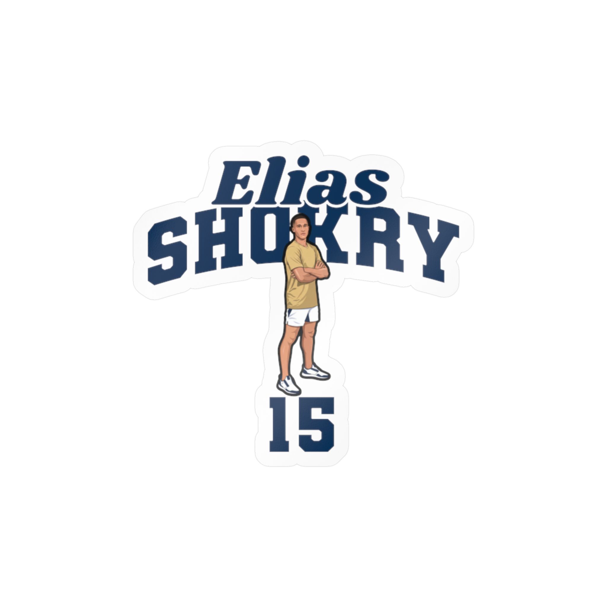 Vinyl Sticker — character_signature_arch in Classic
