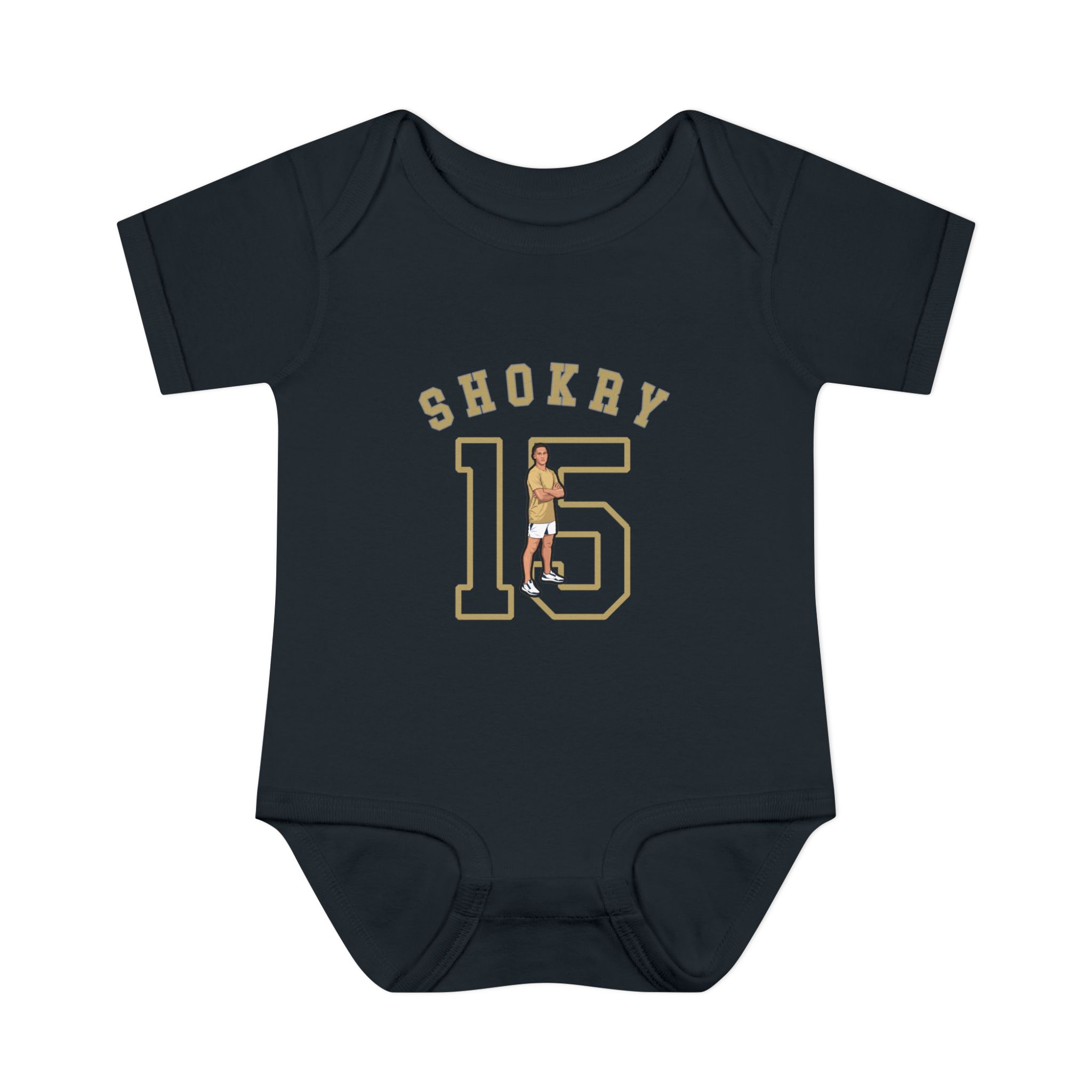 Baby Onesie — character_shirsey_arch in Black