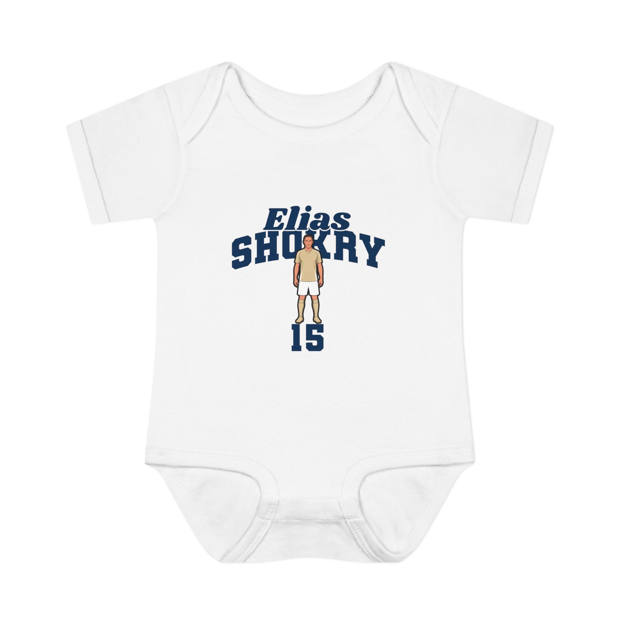 Baby Onesie — character_signature_arch in White