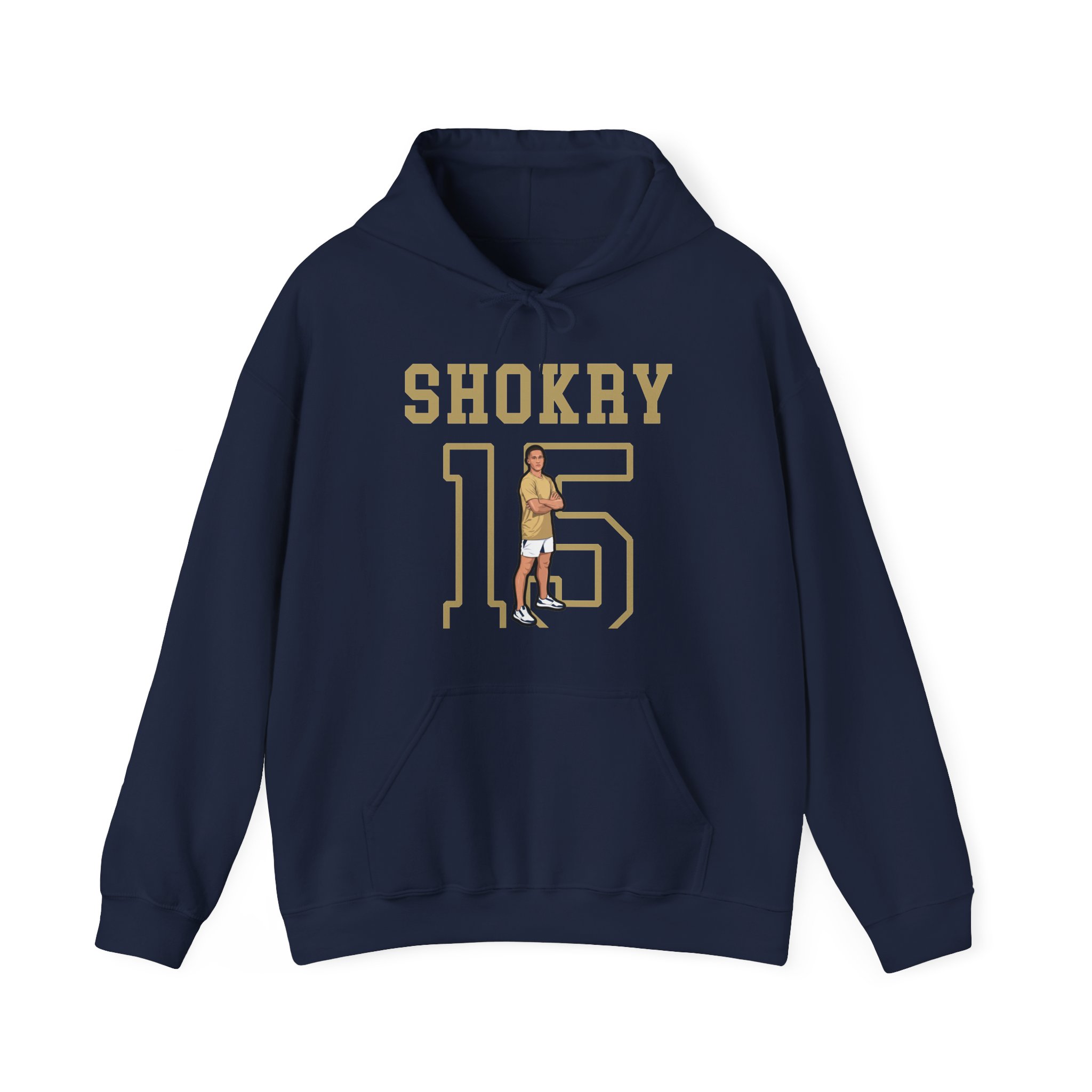 Hoodie — character_shirsey in Navy
