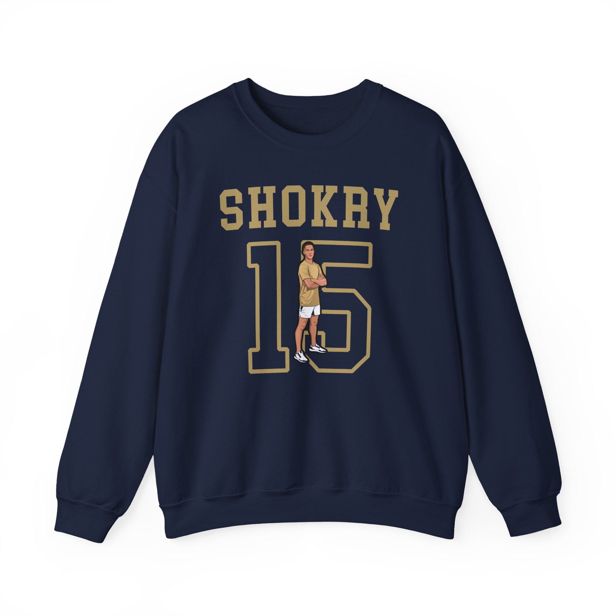 Crewneck Sweatshirt — character_shirsey in Navy