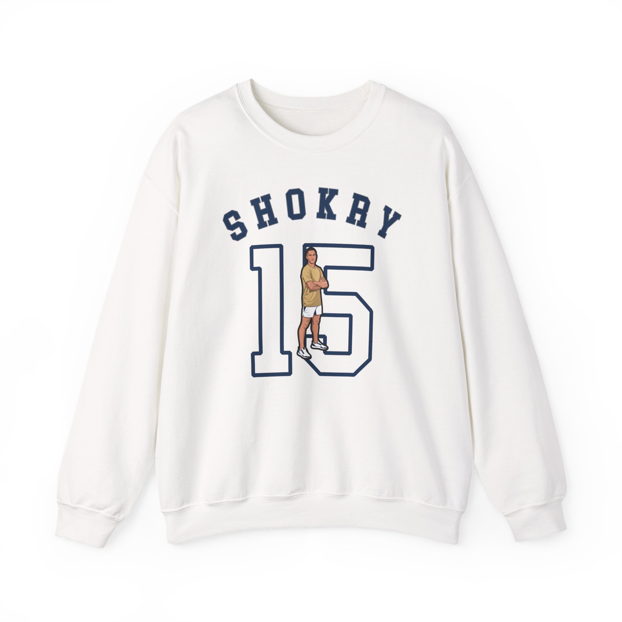 Crewneck Sweatshirt — character_shirsey_arch in White
