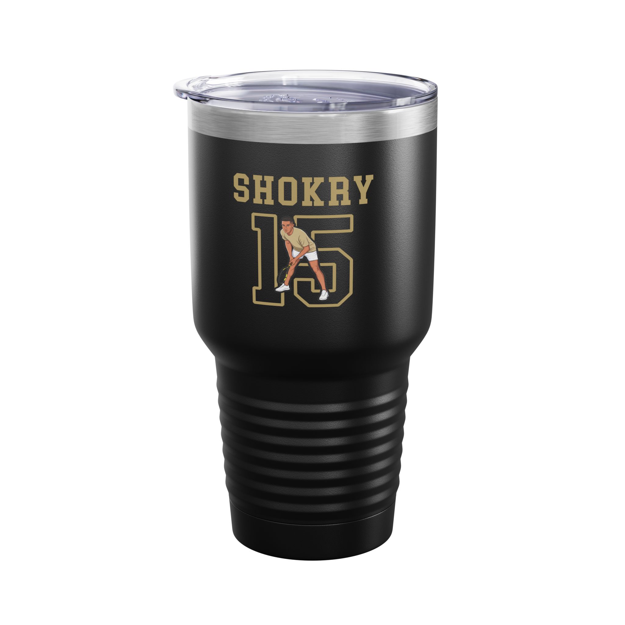 30oz Tumbler — character_shirsey in Black