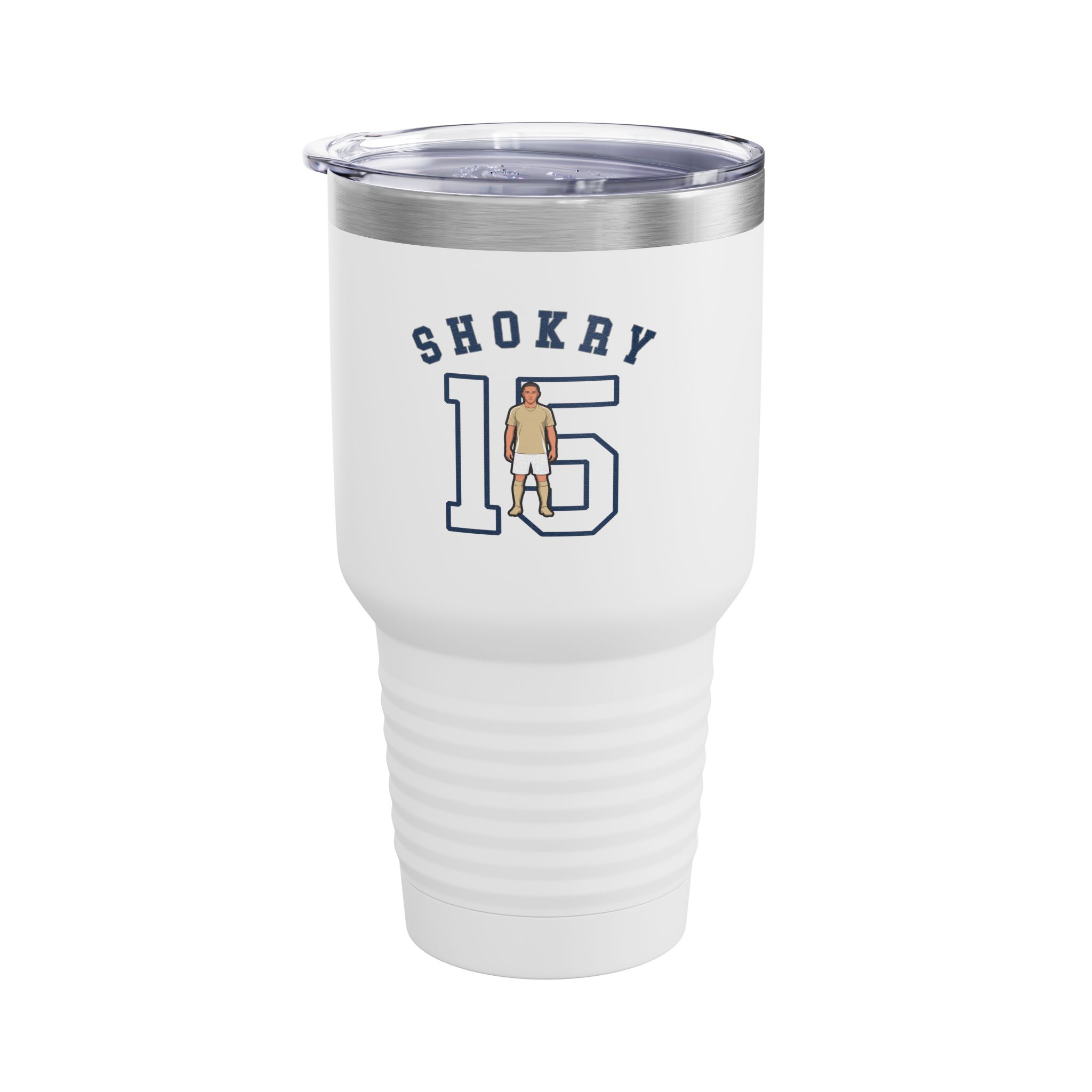 30oz Tumbler — character_shirsey_arch in White