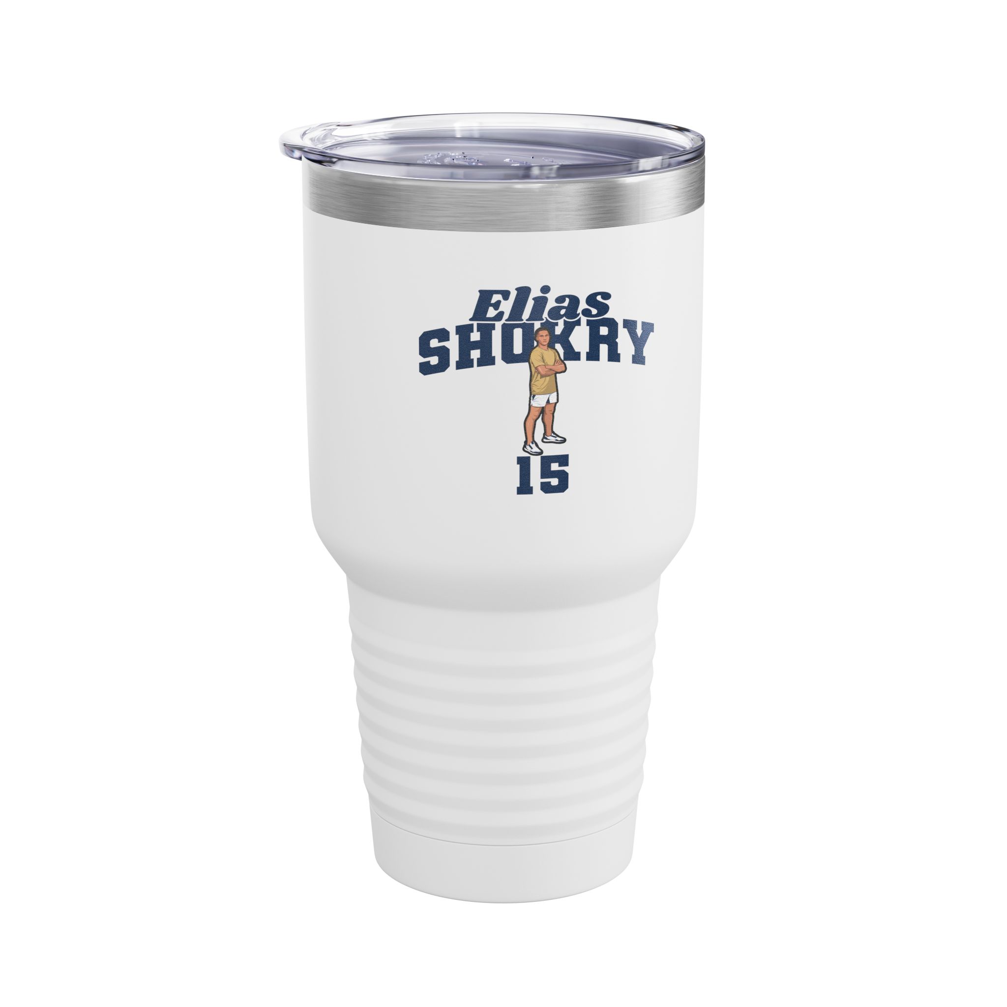 30oz Tumbler — character_signature_arch in White