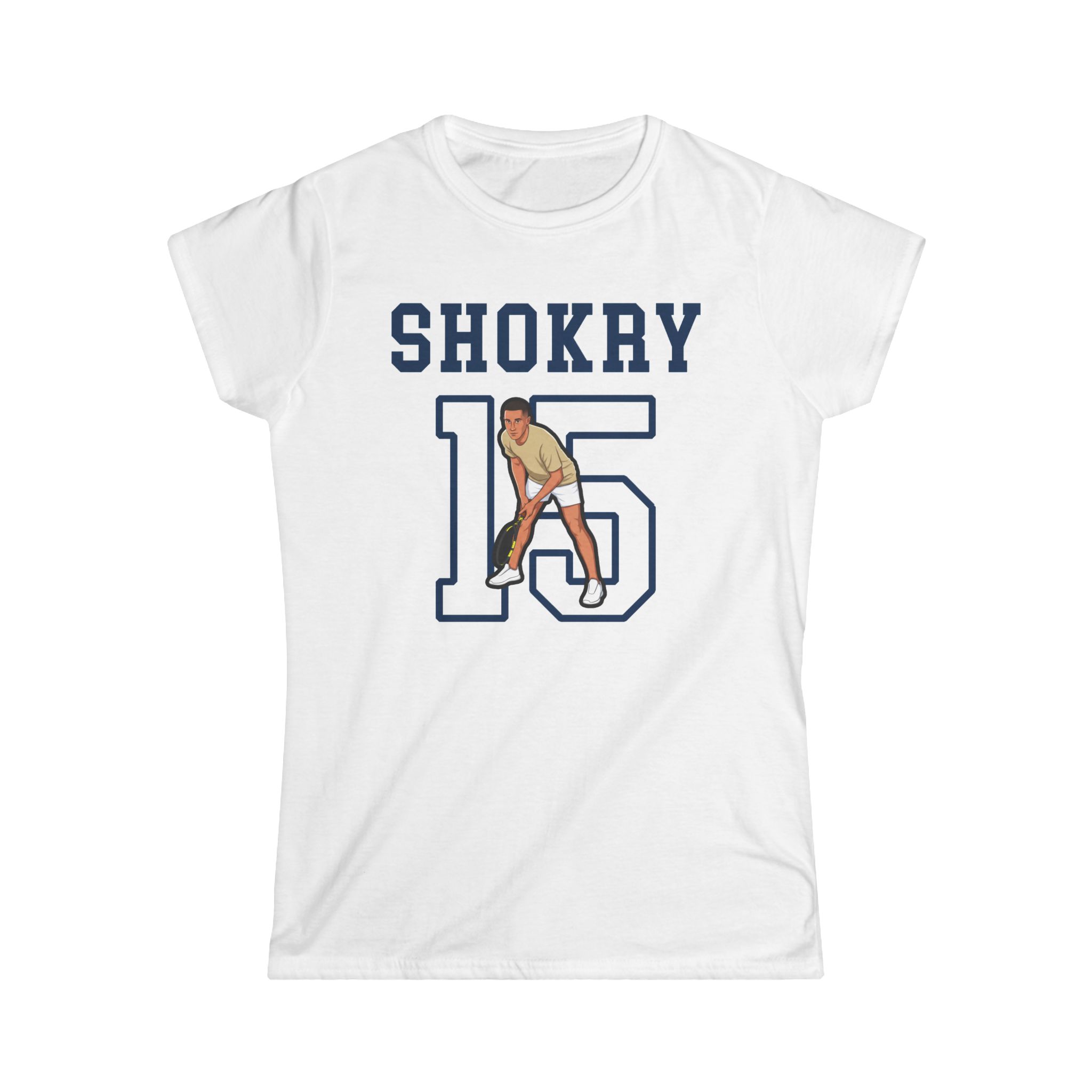 Women's Softstyle Tee — character_shirsey in White