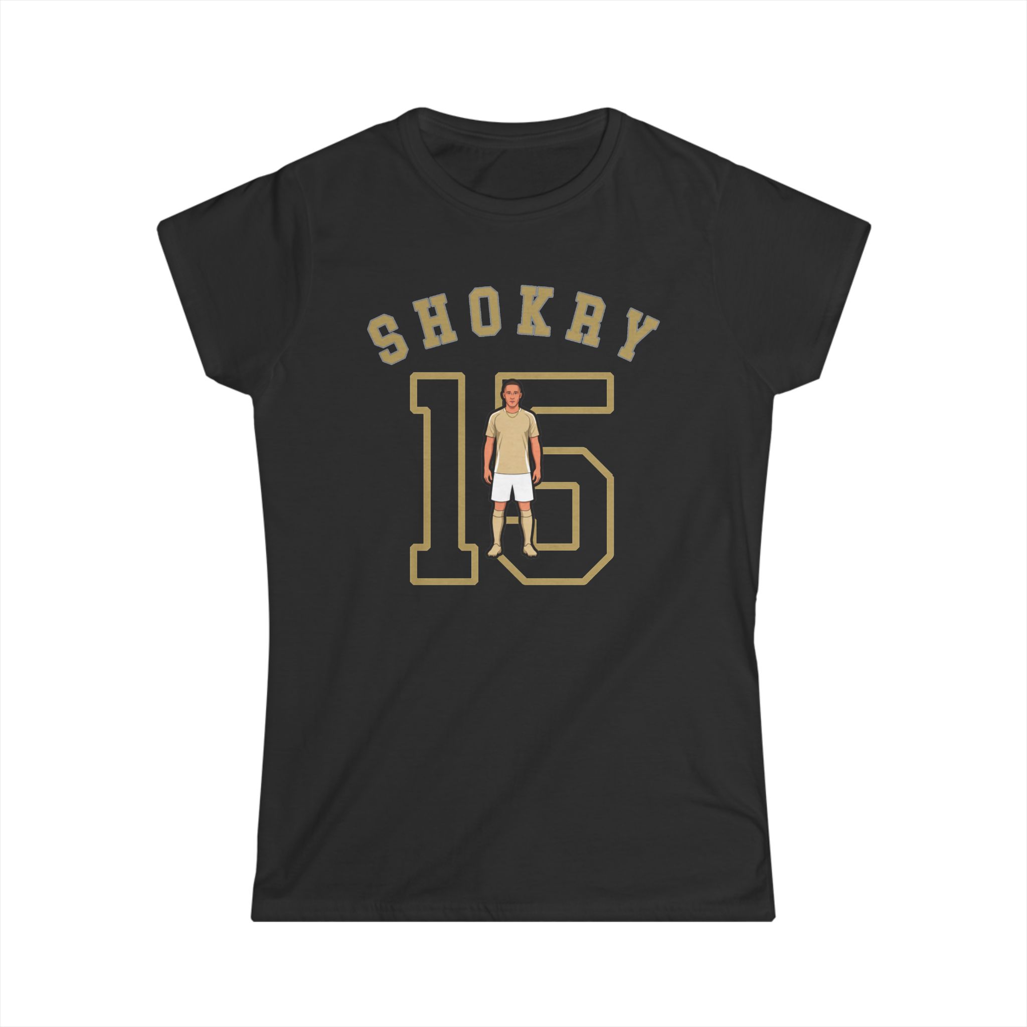 Women's Softstyle Tee — character_shirsey_arch in Black