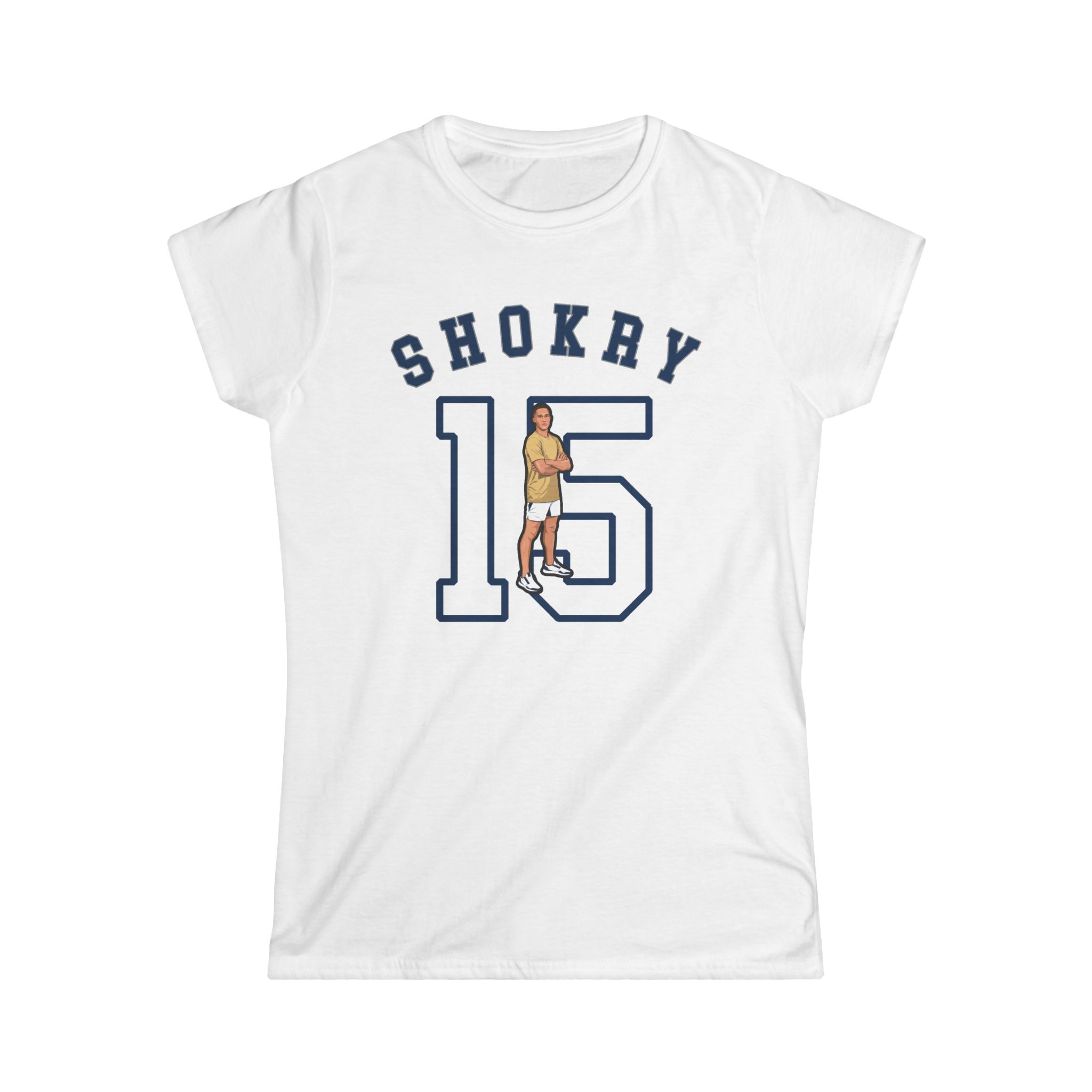 Women's Softstyle Tee — character_shirsey_arch in White
