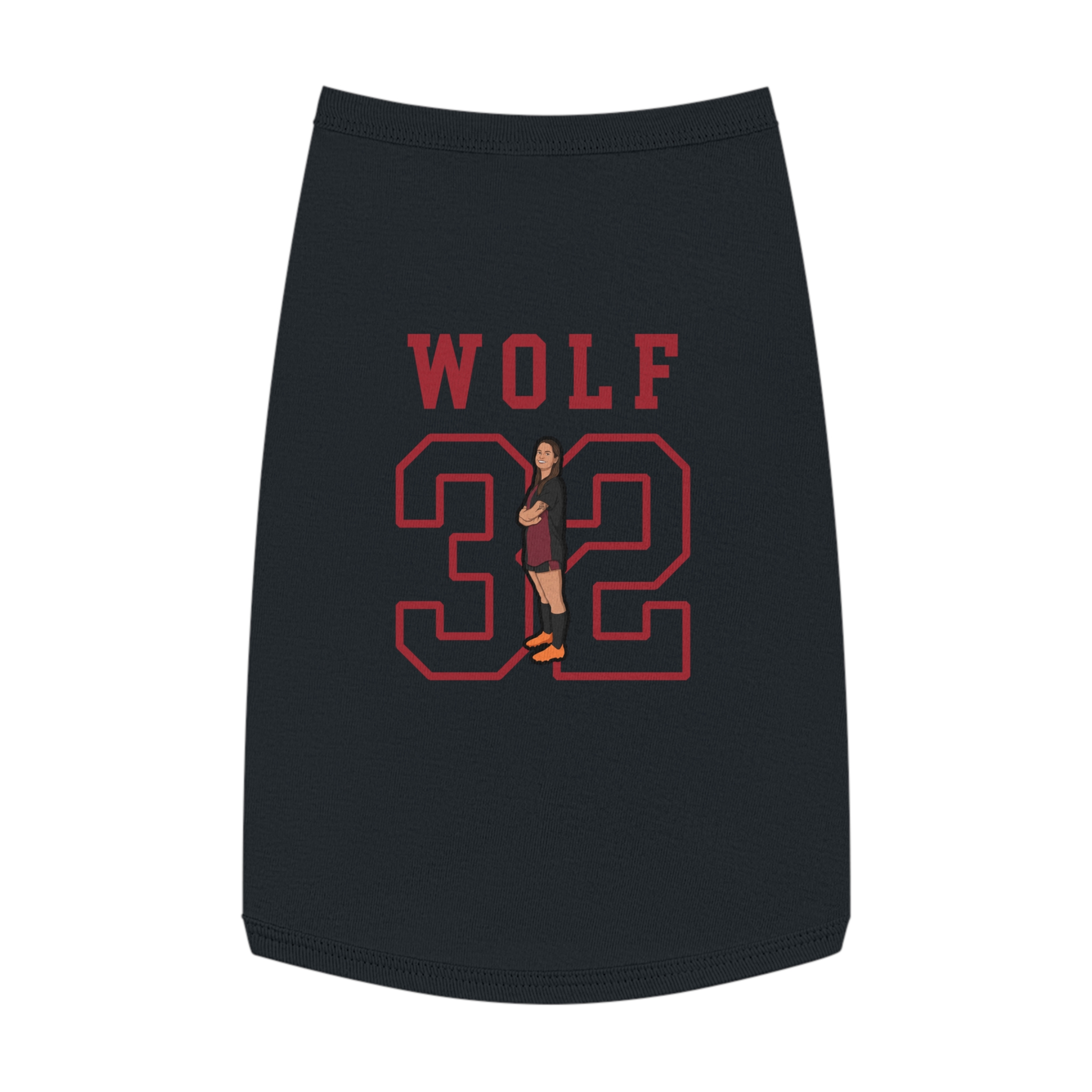 Pet Tank Top — character_shirsey in Black