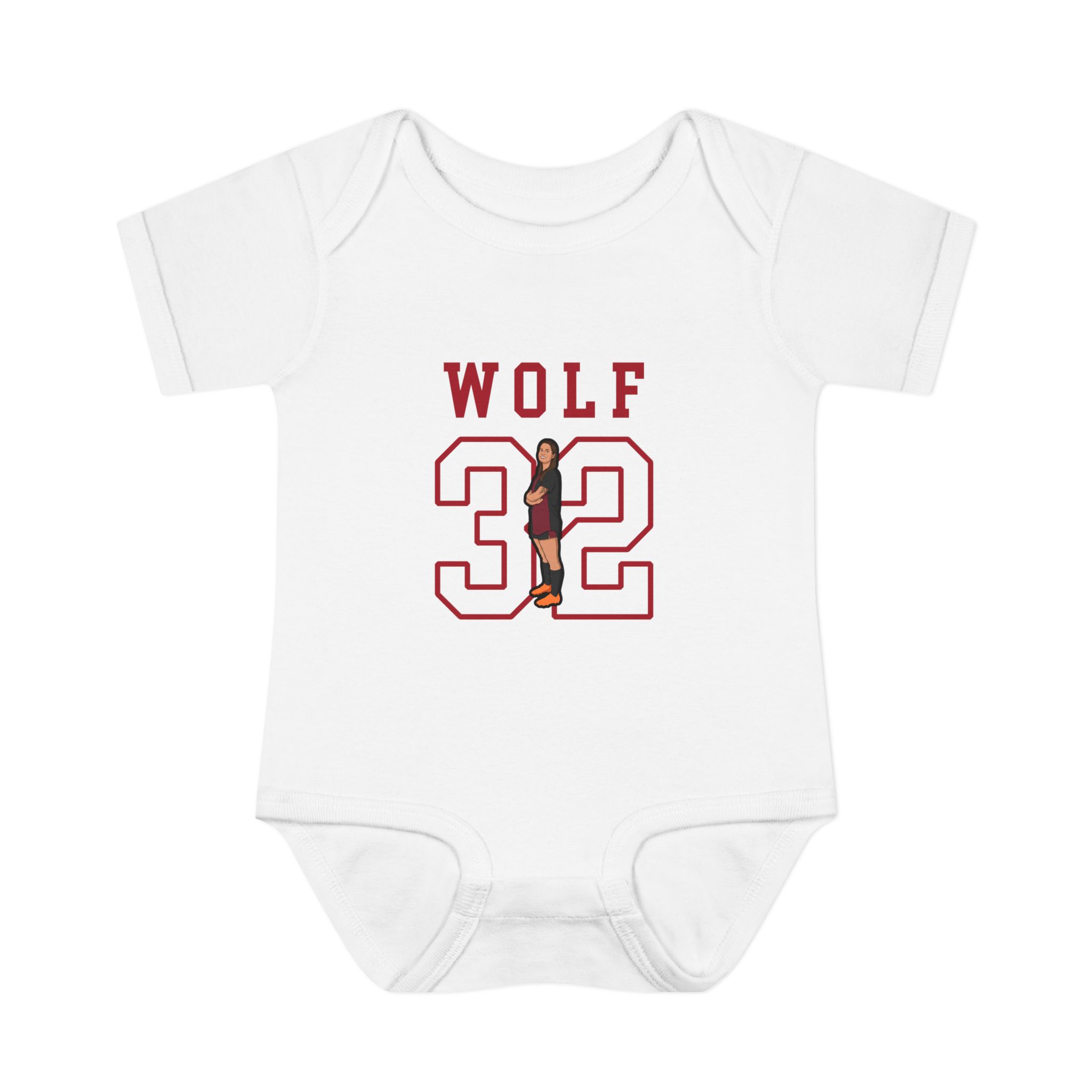 Baby Onesie — character_shirsey in White