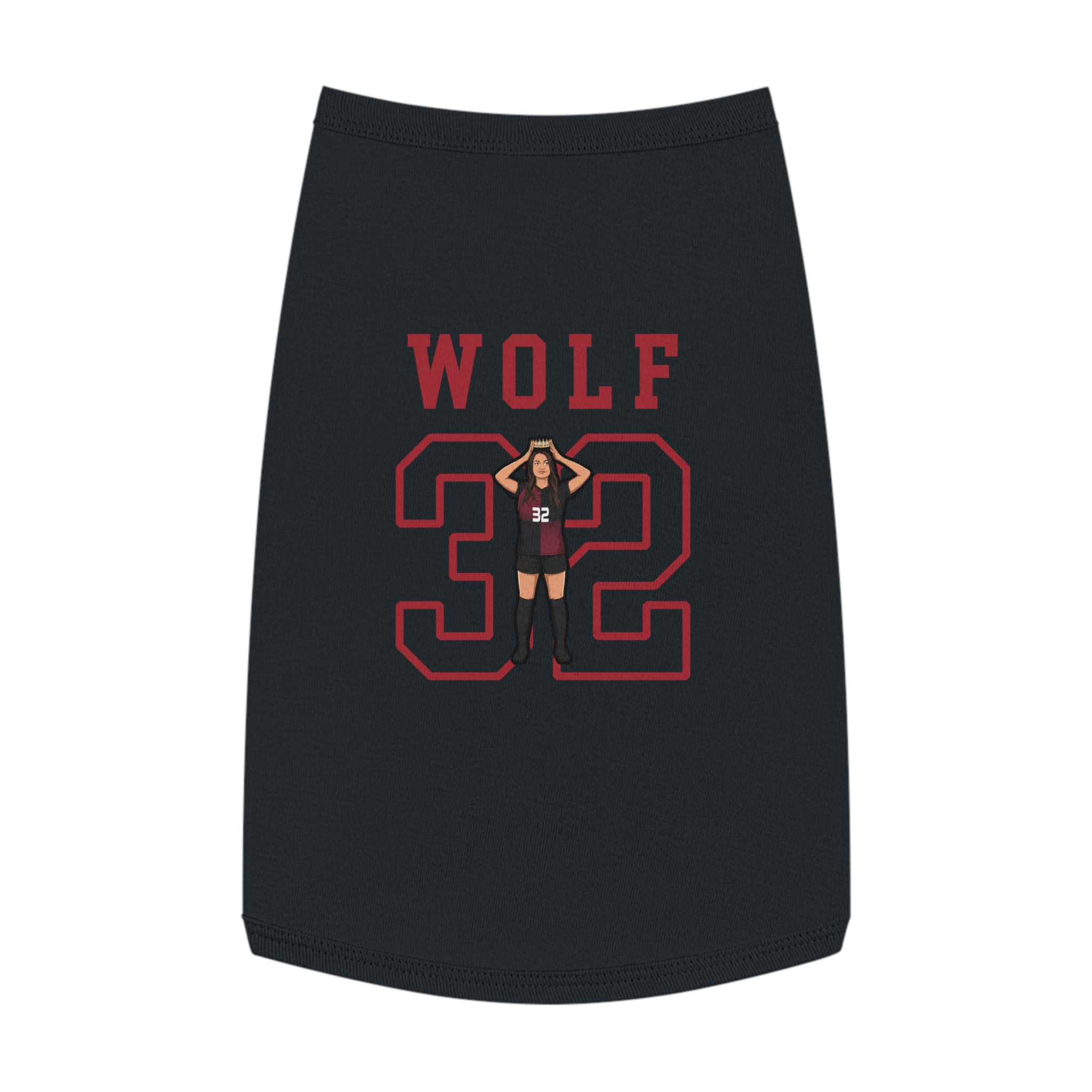 Pet Tank Top — character_shirsey in Black